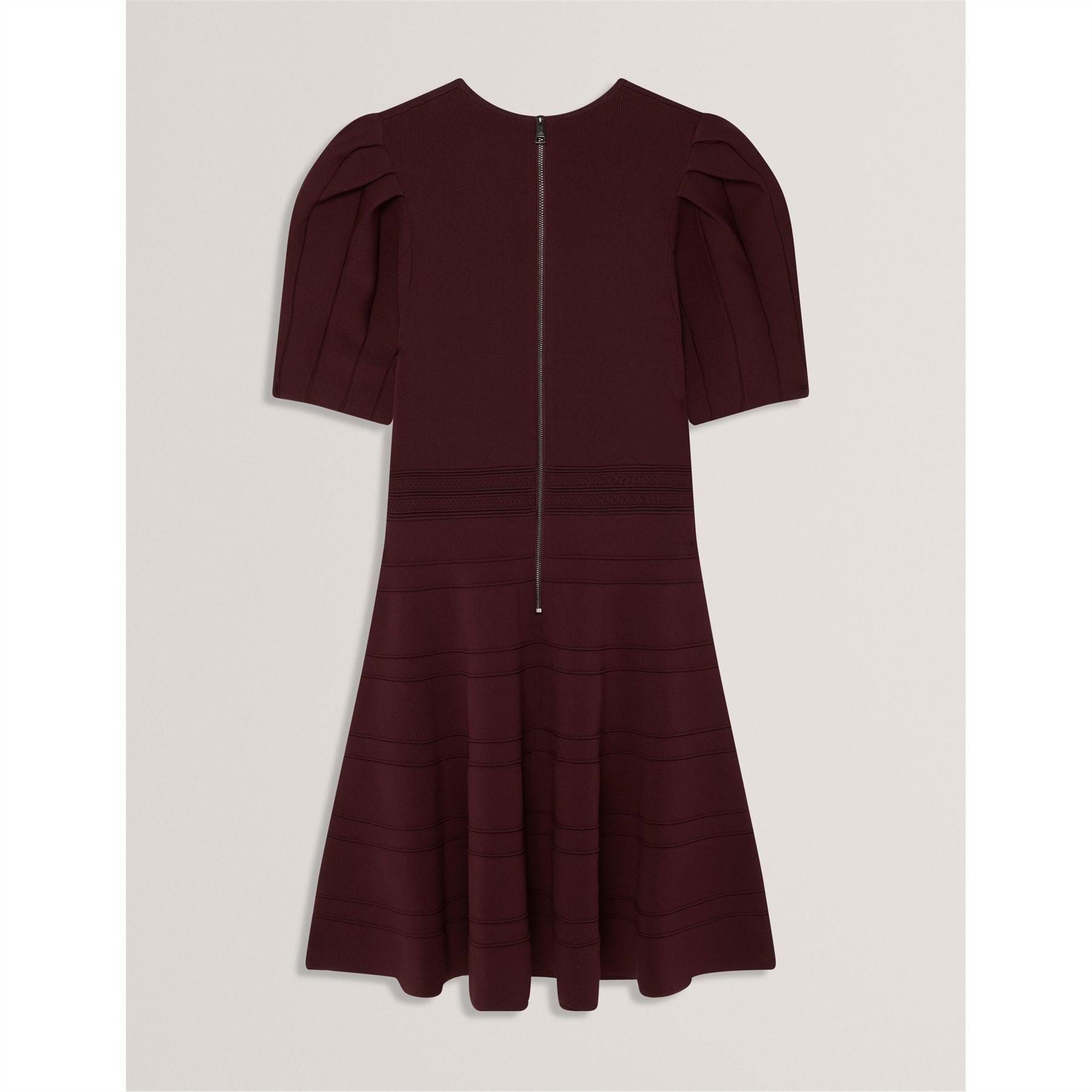 Ted Baker Knit Crew Neck Short Sleeve Skater Dress