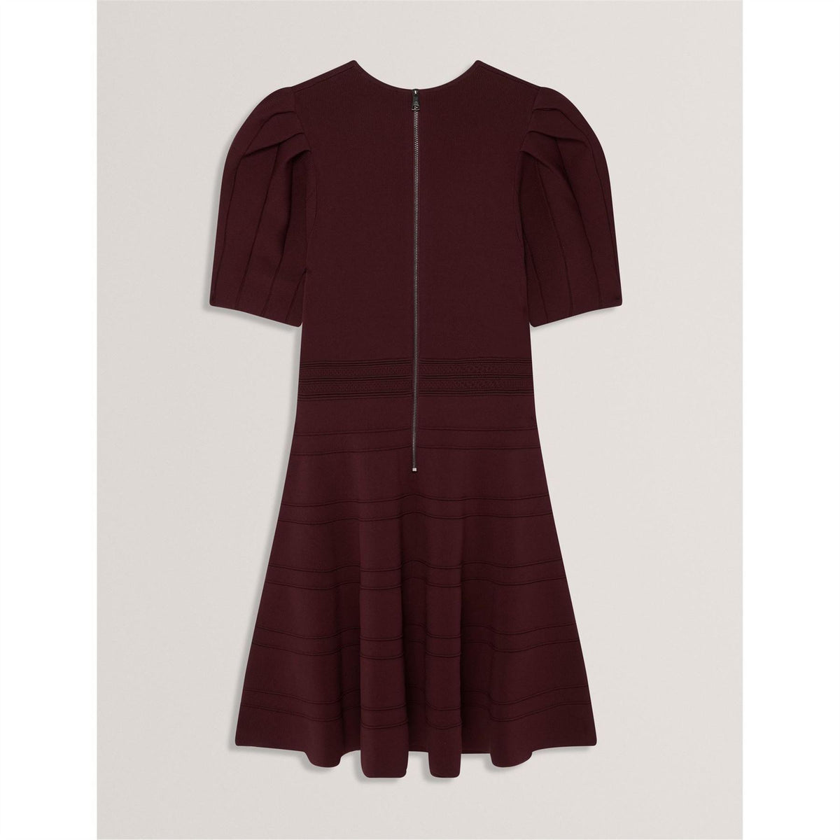 Ted Baker Knit Crew Neck Short Sleeve Skater Dress