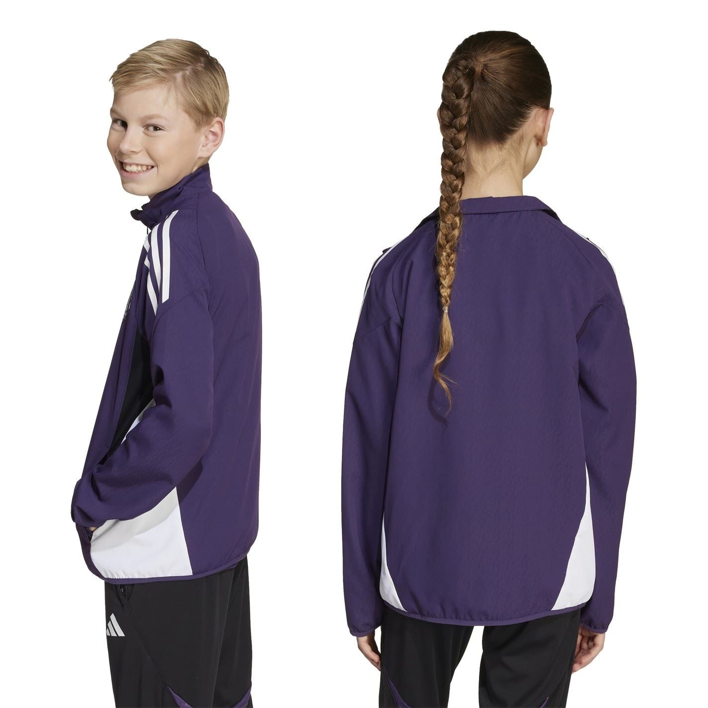 adidas Manchester United Pre Match Jacket 2025 2026 Juniors