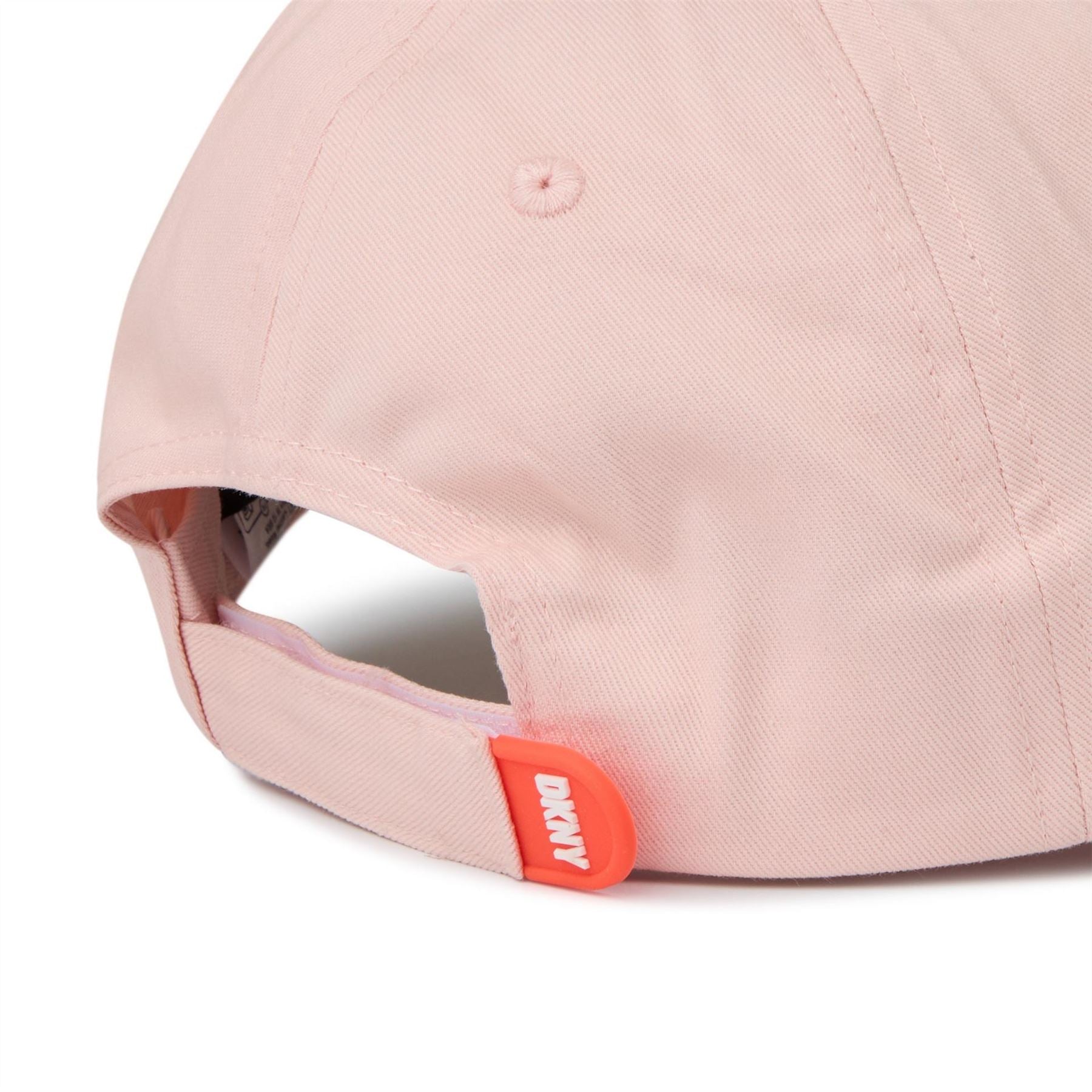 DKNY Logo Print Fitted Baseball Cap