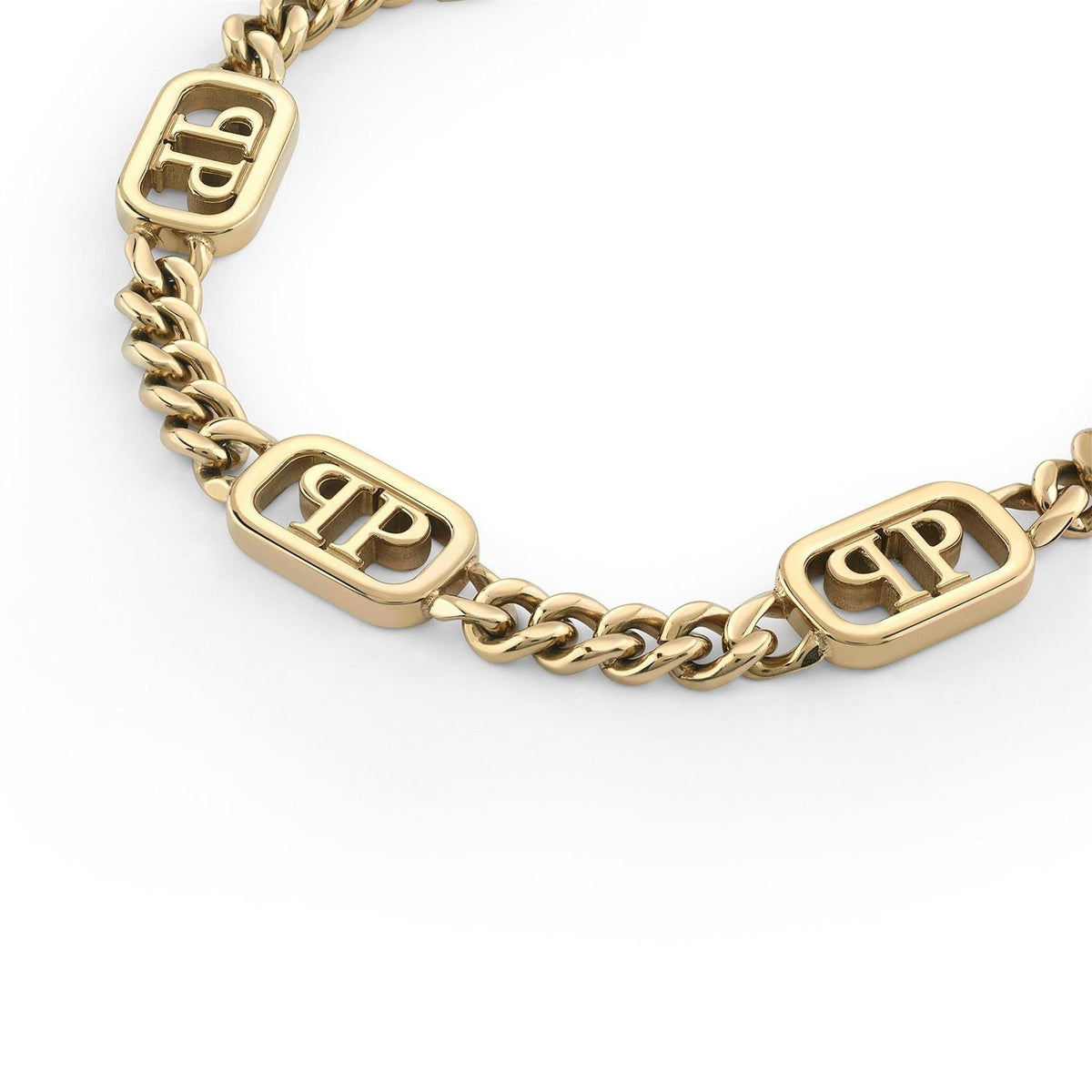 Philipp Plein Plein Lettering Chain Bracelet
