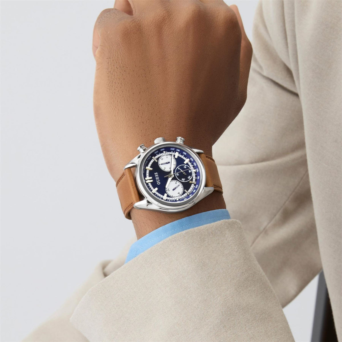 Guess SN71 Racing Leather Single Wrap Analogue Watch