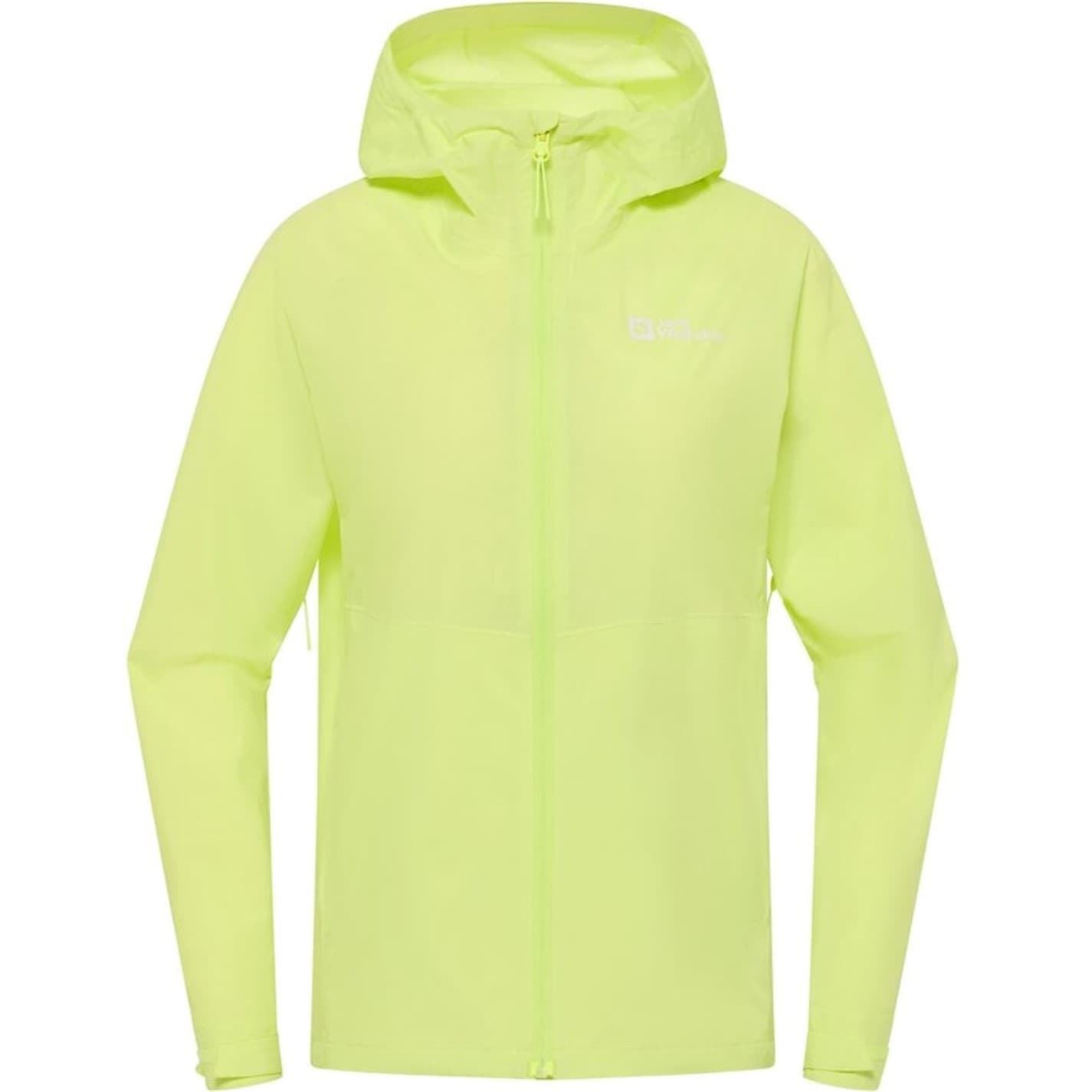 Jack Wolfskin Prelight Hooded Solid Patterned Rain Jacket