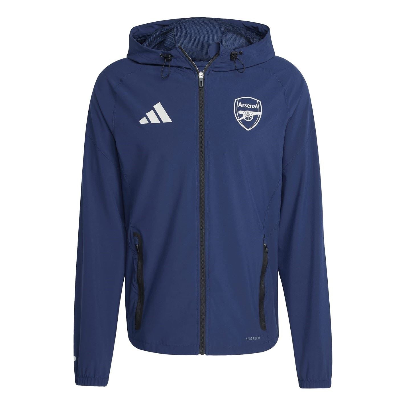 adidas Mens Arsenal Vis Tech Travel Jacket