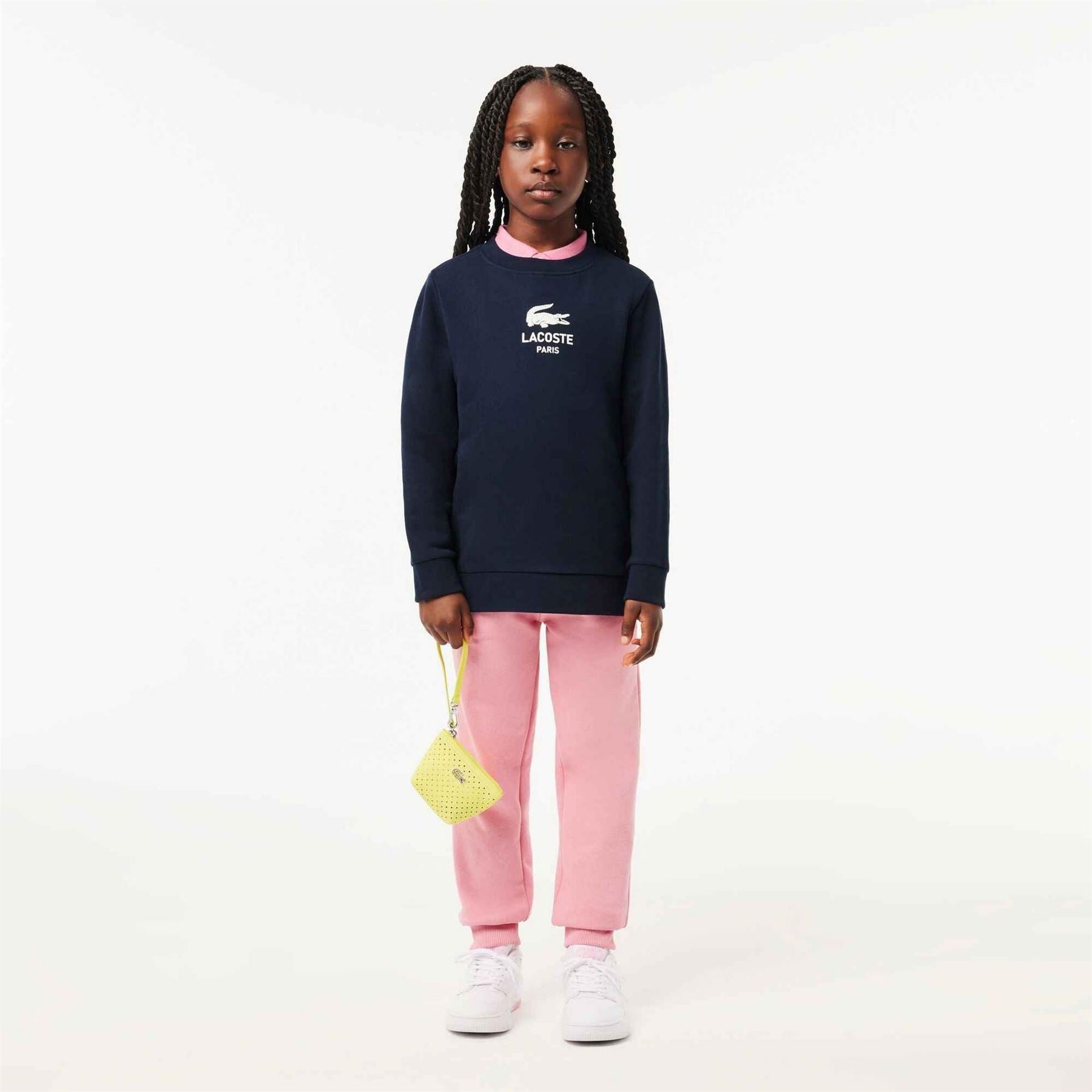 Lacoste Logo Crew Neck Long Sleeve Sweatshirt
