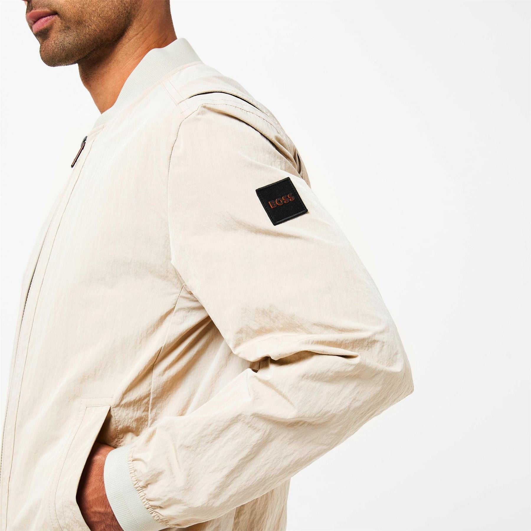 Boss Othmare Lightweight Long Sleeve Bomber Jacket
