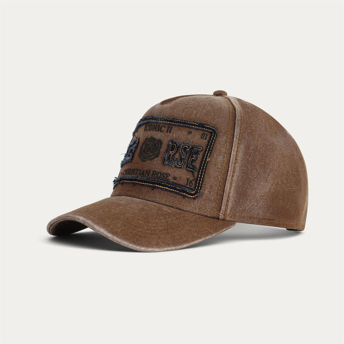 Christian Rose Iconic Ii Plate Trucker Cap