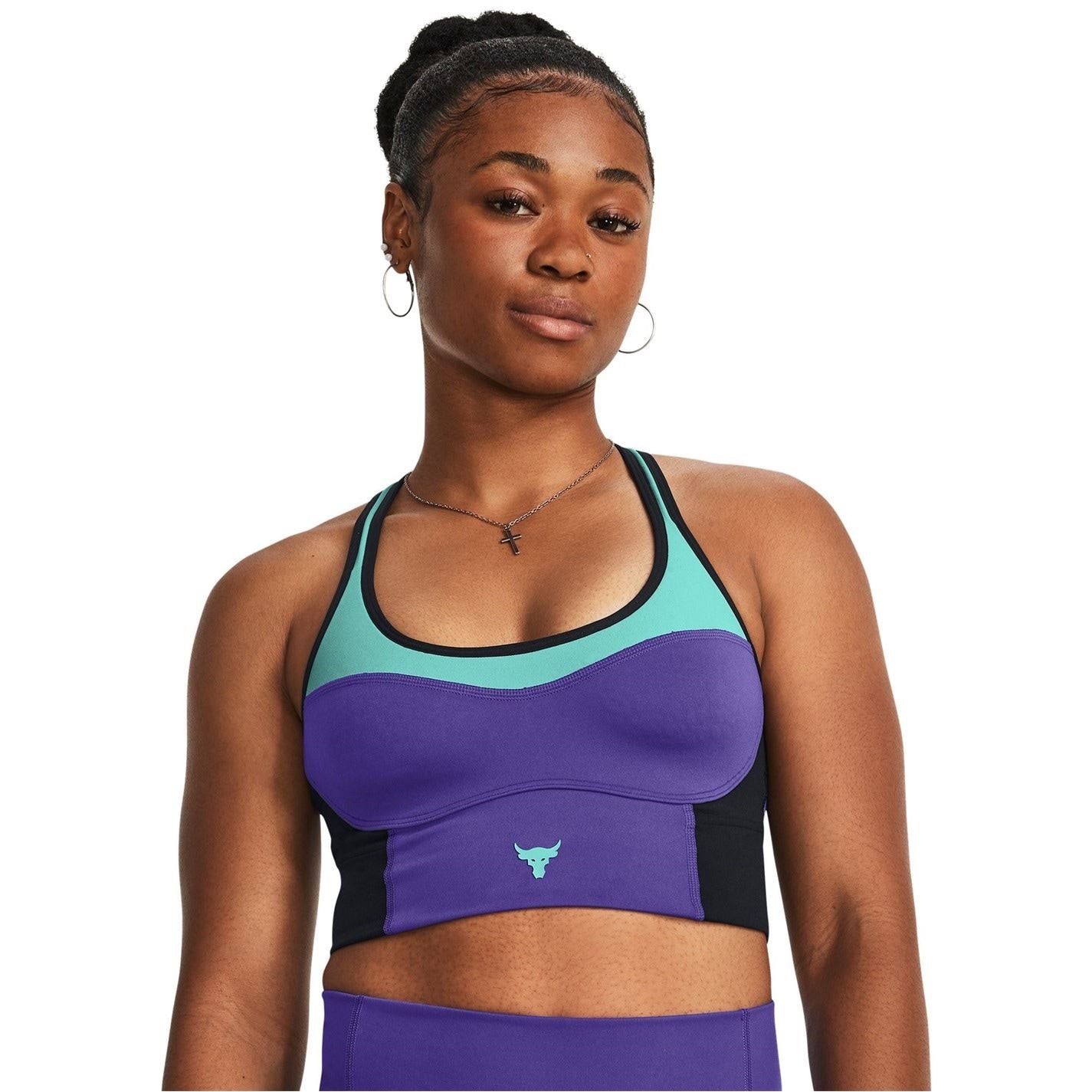 Under Armour Womens Armour Pjt Rck Lets Go Ll Infty Bra Medium Impact Sports