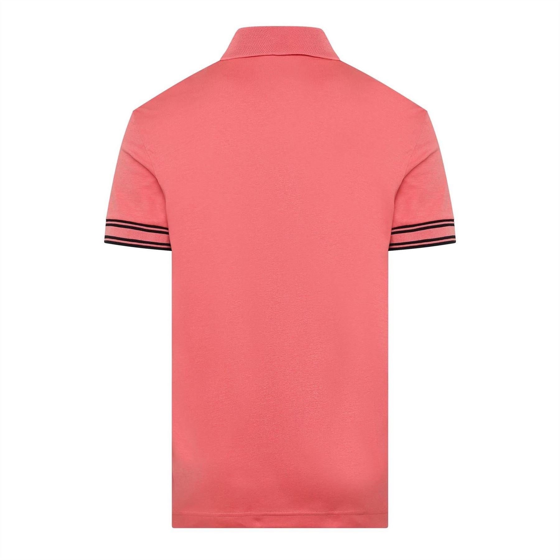 Boss Stripe Cuff Polo Shirt