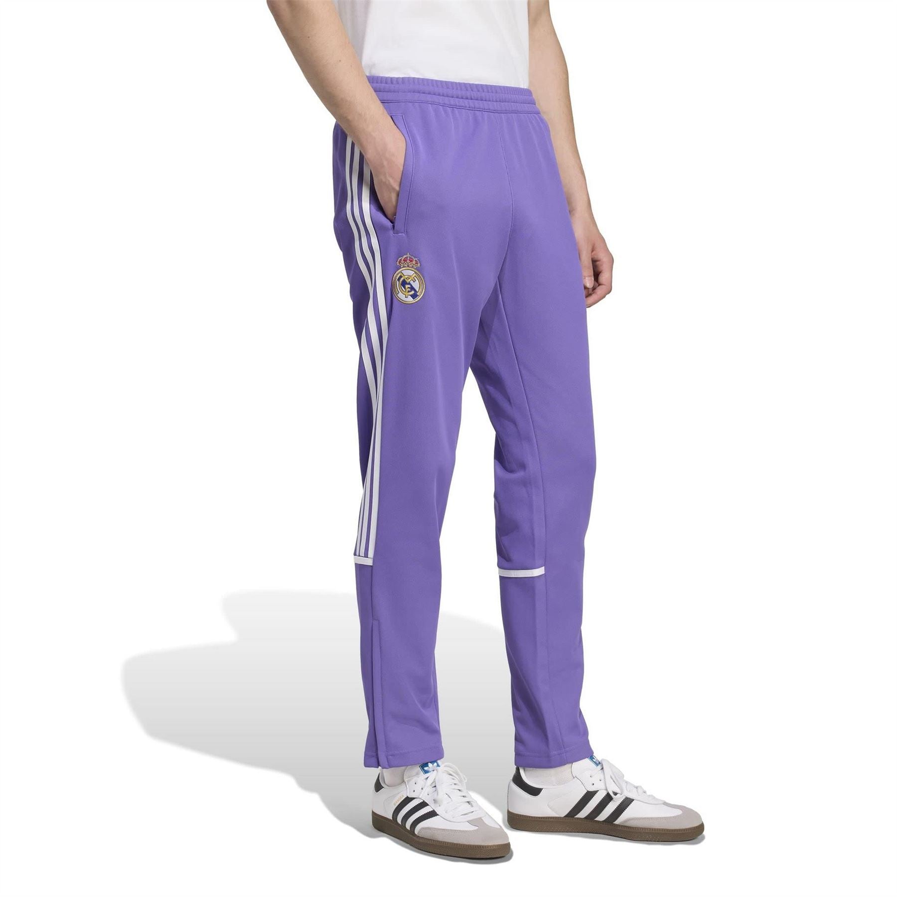 adidas Mens Real Madrid Originals Lfstlr Tracksuit Bottoms 25 26