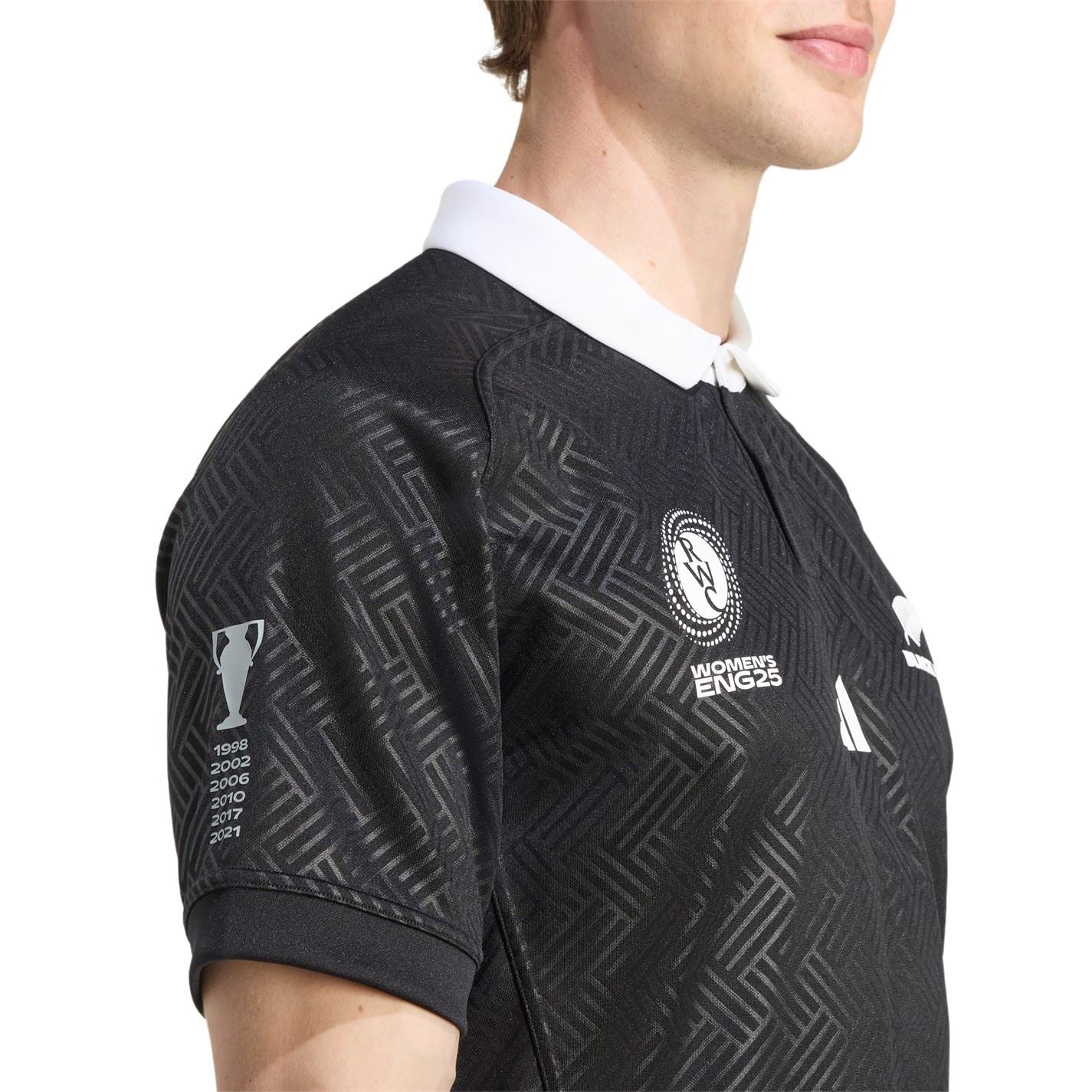 adidas Black Ferns World Cup Home Shirt 2025 Adults