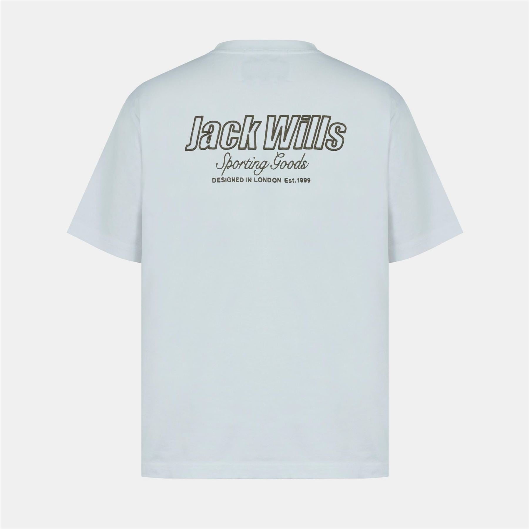 Jack Wills Jw Graphic Cotton Short Sleeve Crew Neck T-Shirt