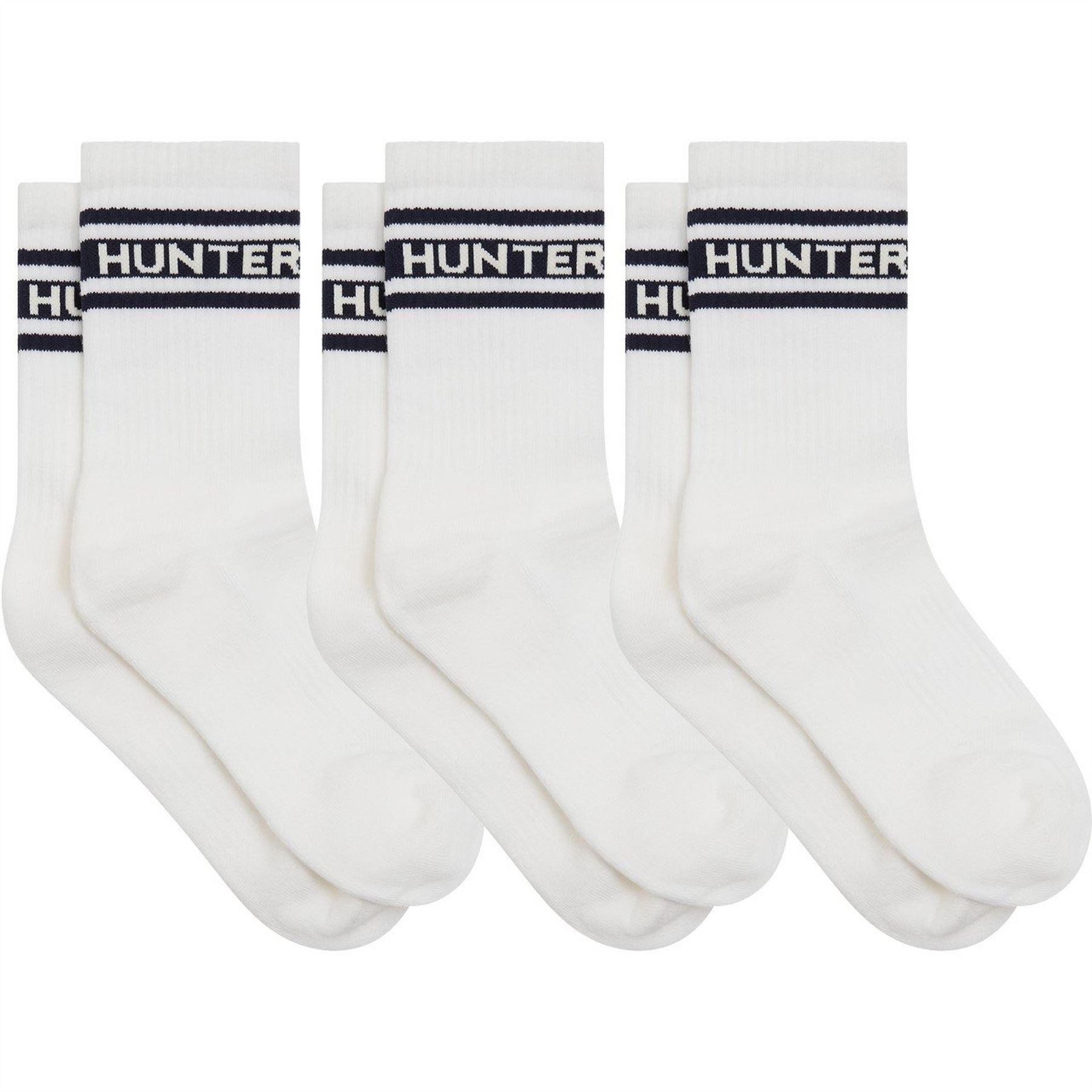 Hunter 3 Pack Crew Socks Unisex