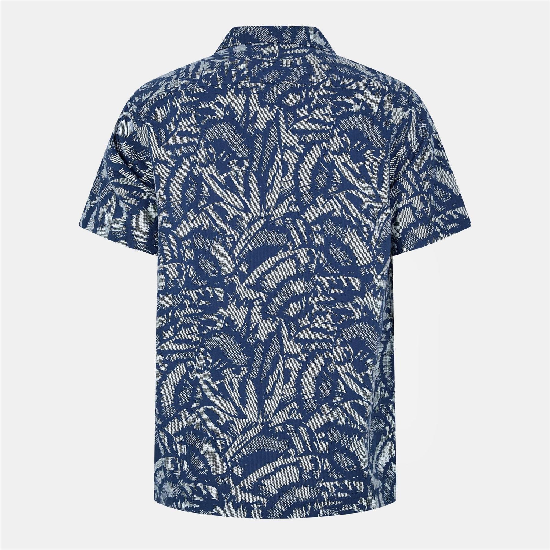 Barbour International B.intense Kew All Over Print Short Sleeve Patterned Shirt
