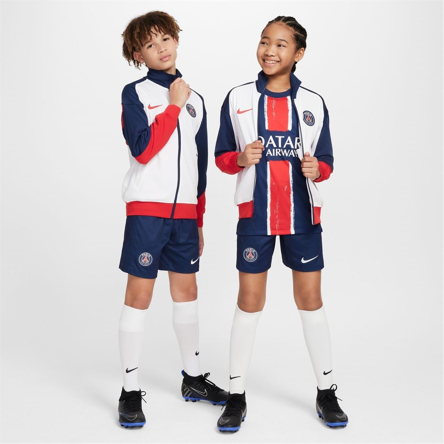 Nike Paris Saint Germain Home Shorts 2024 2025 Juniors