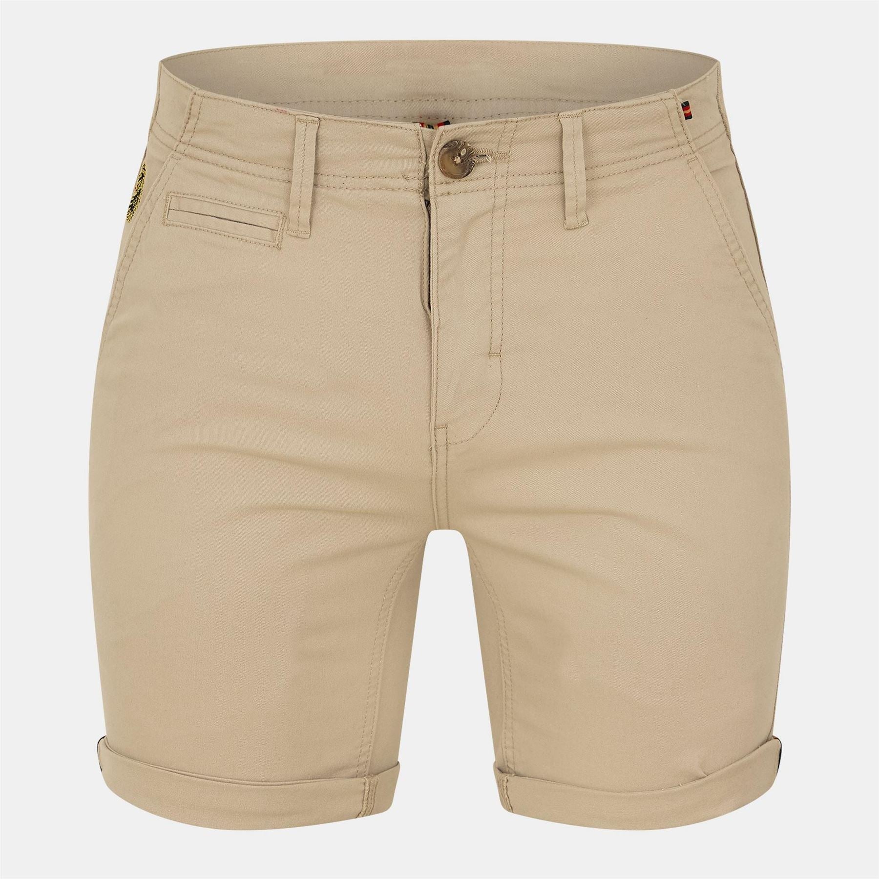Luke Chino Shorts with Banded Hem