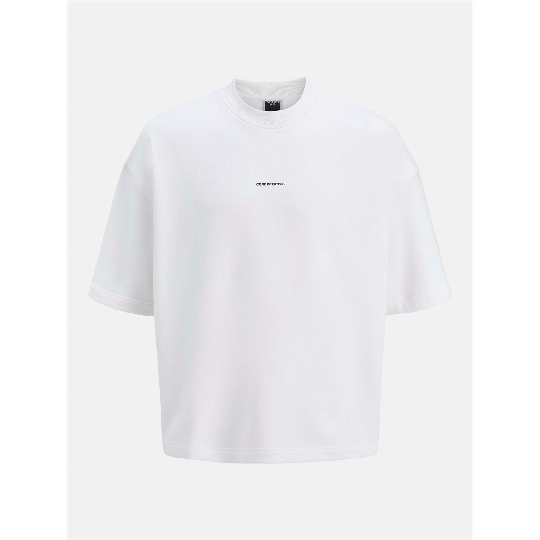 Jack and Jones Print Back Short Sleeve Crew Sweatshirt