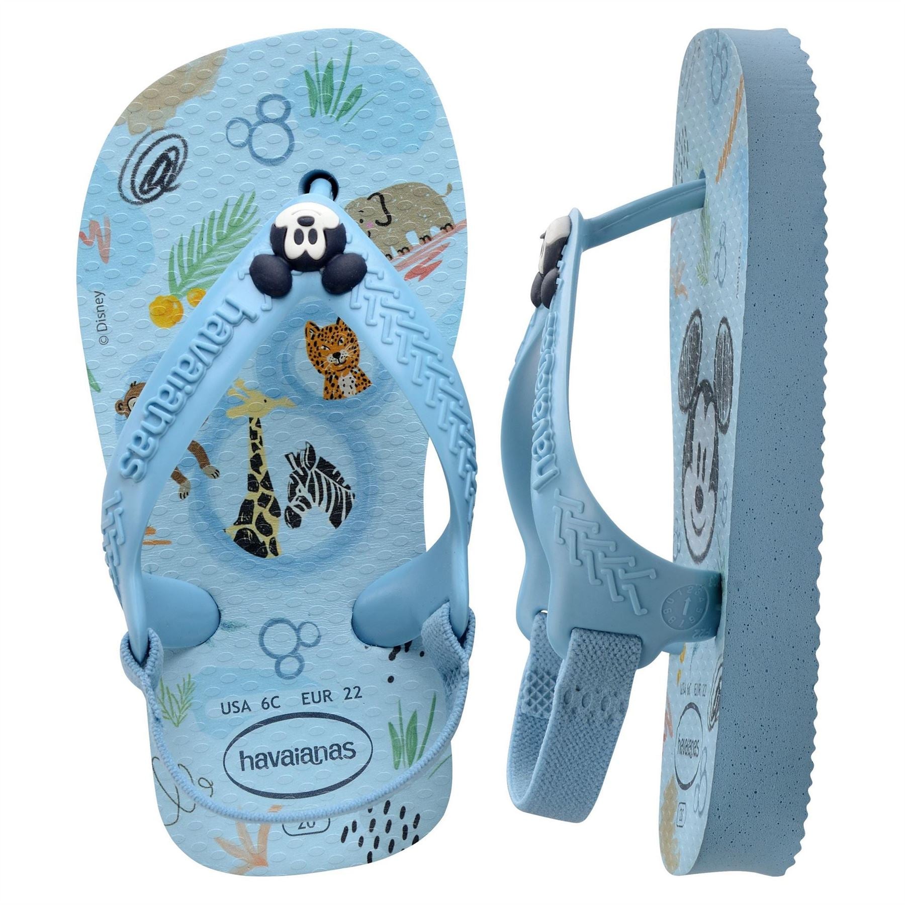 Havaianas Mickey Mouse Cartoon Flip Flops