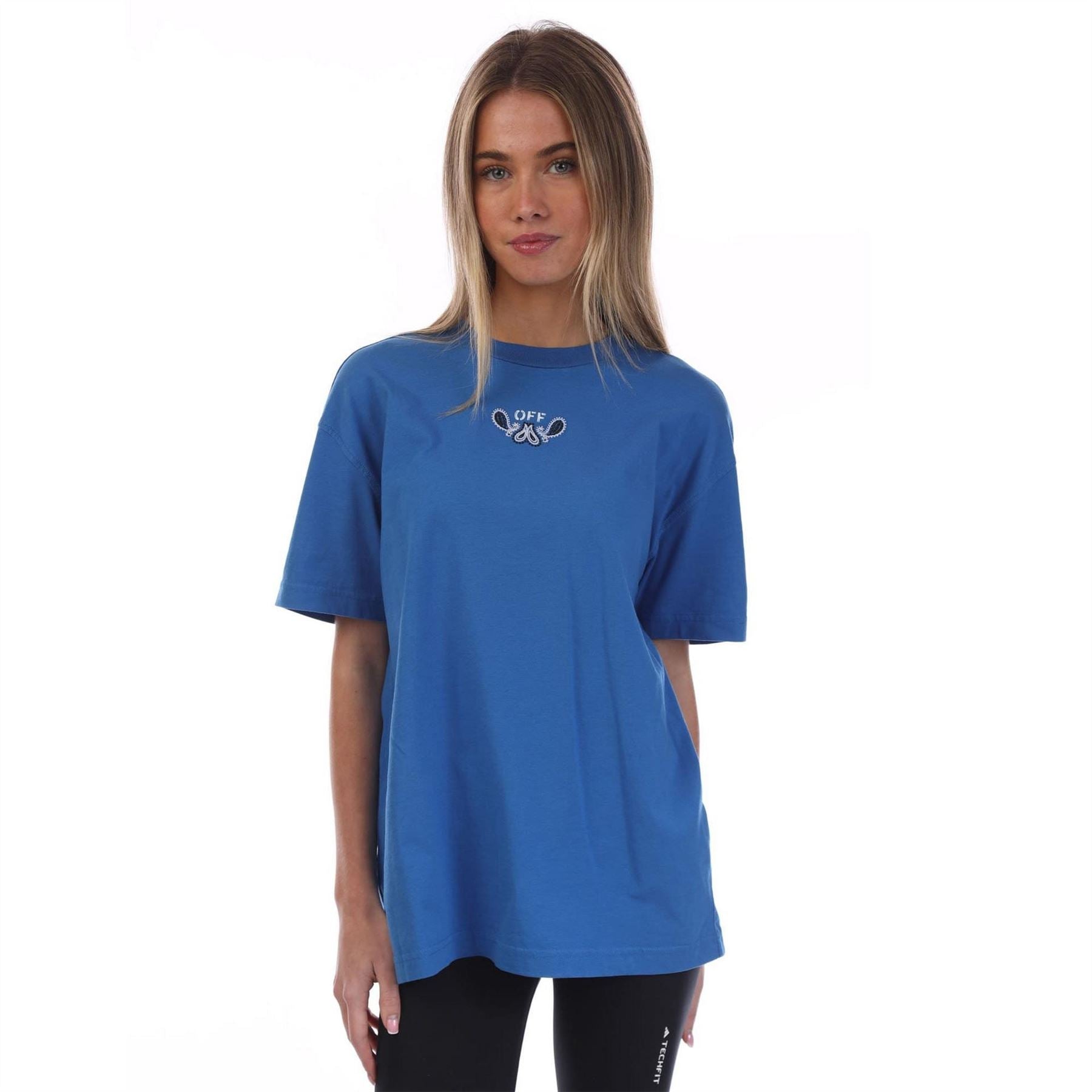 Off White Bandana Arrow Casual T-Shirt