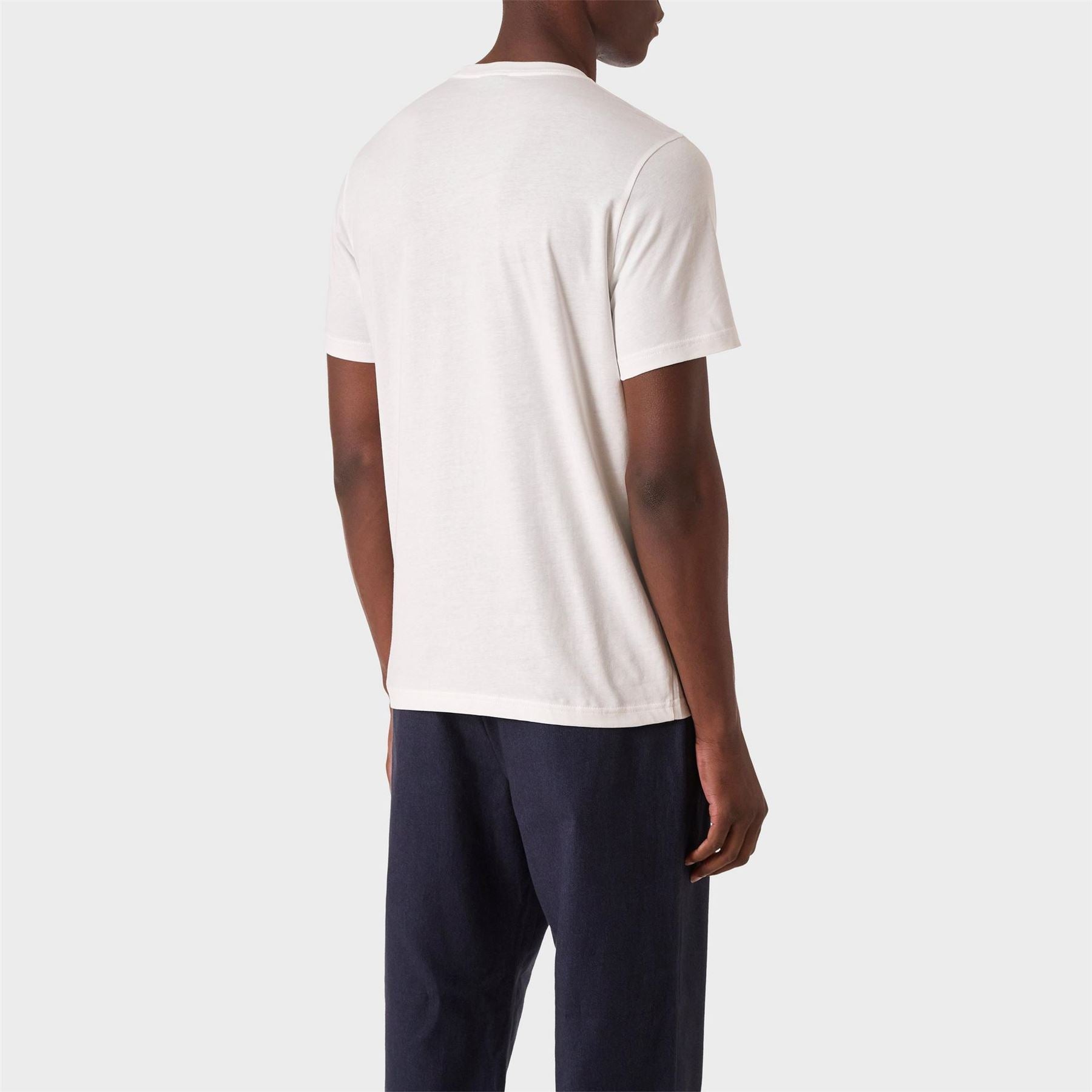 PS Paul Smith Regular Fit Crew Neck Plain Sleeve T-Shirt