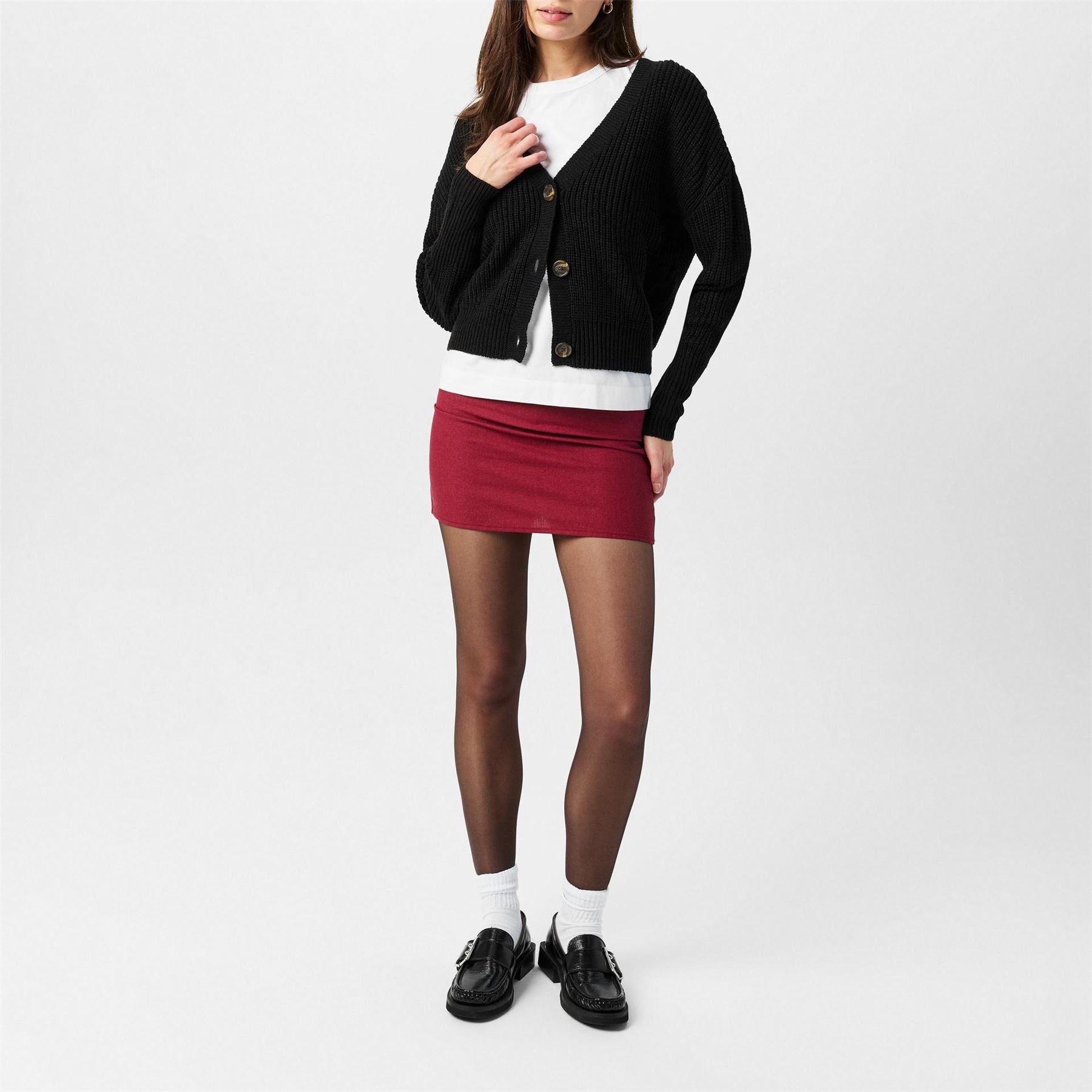 Vero Moda V-Neck Relaxed Fit Long Sleeve Sweater