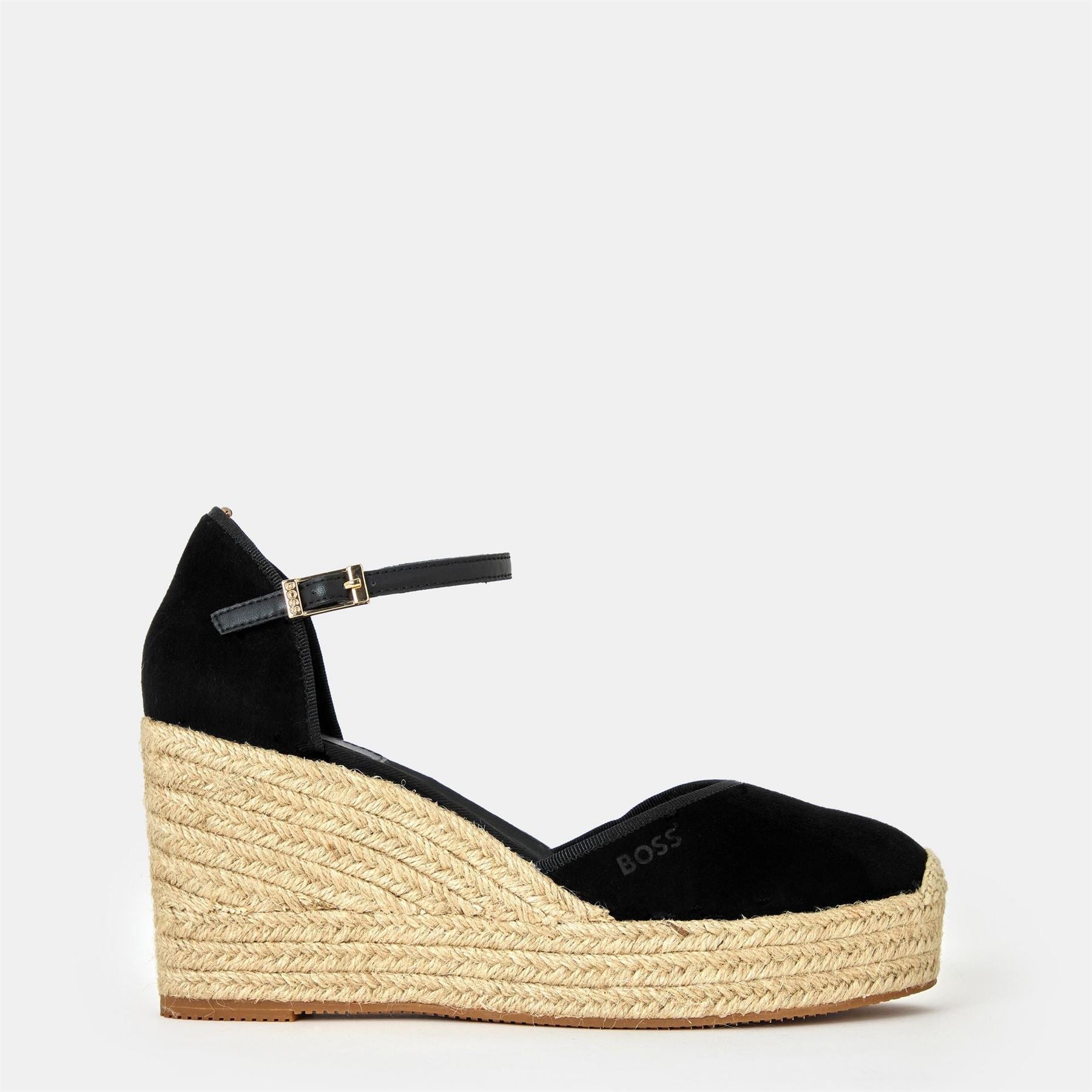 Boss Madeira Wedge High Heel Espadrille Sandals