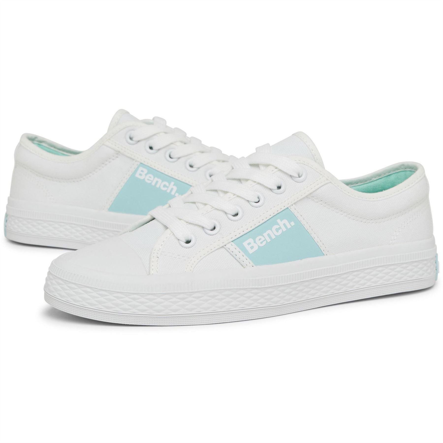 Bench Vicky Canvas Low Top Sneakers with Lettering