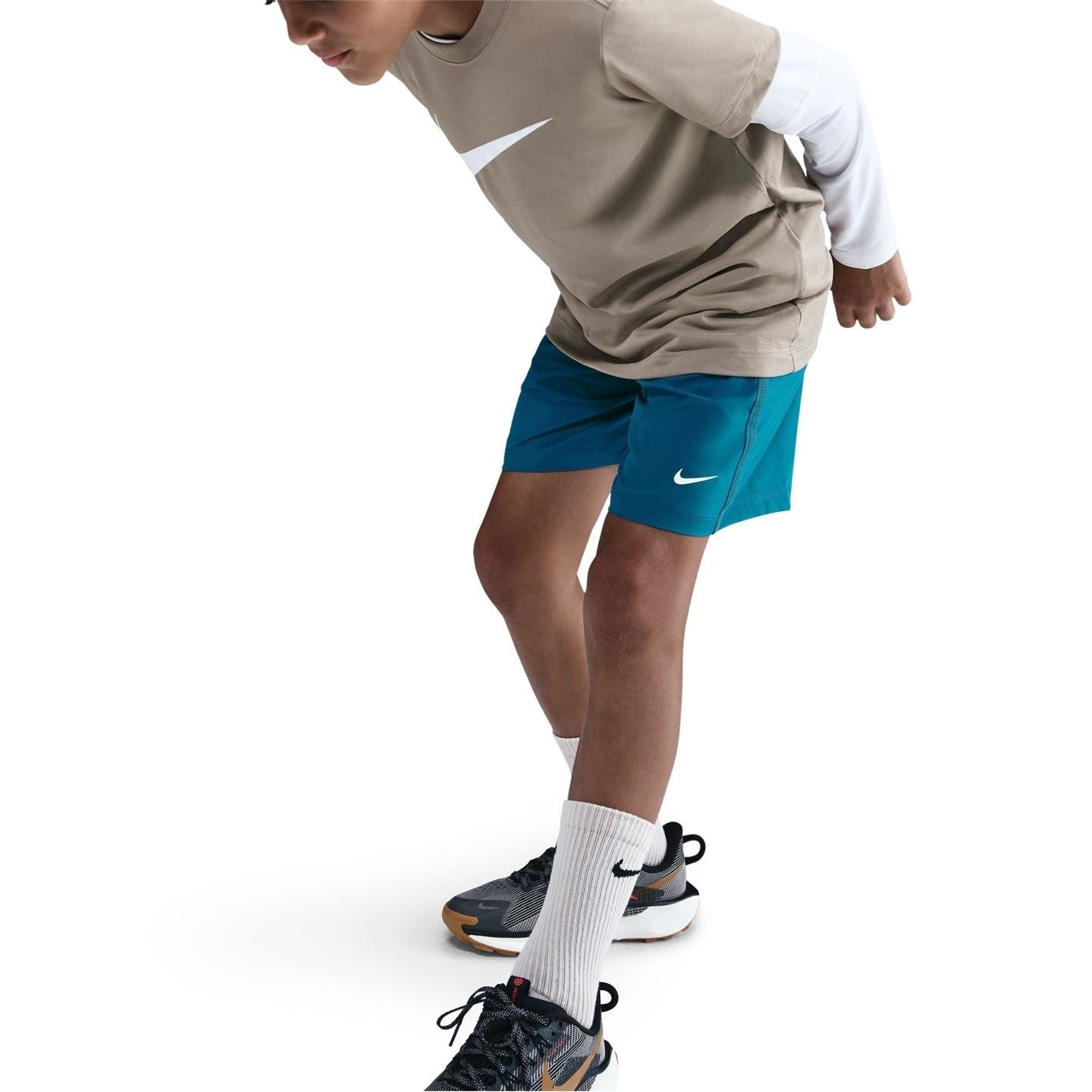 Nike Multi Big Kids (boys) Dri Fit Training Shorts