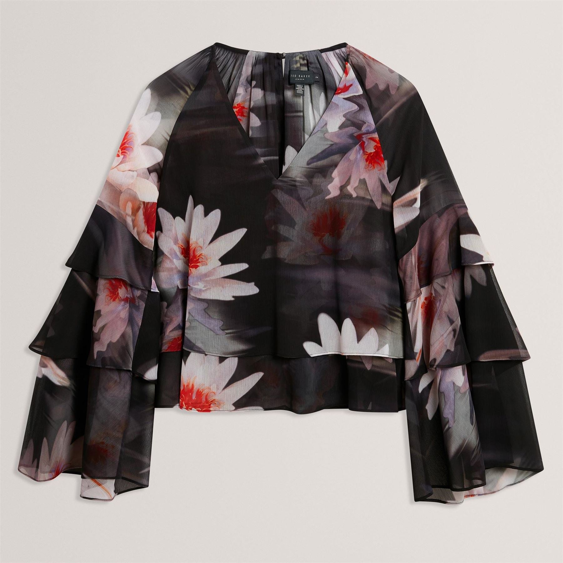 Ted Baker Vnk Ls Ruffletop