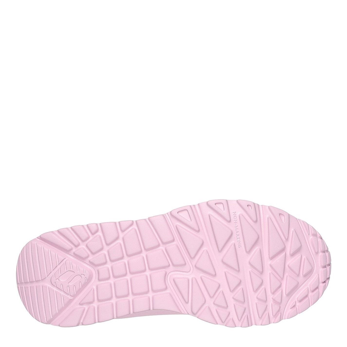 Skechers Monochromatic Lace Up Sneaker W Qua Low Top Trainers Girls