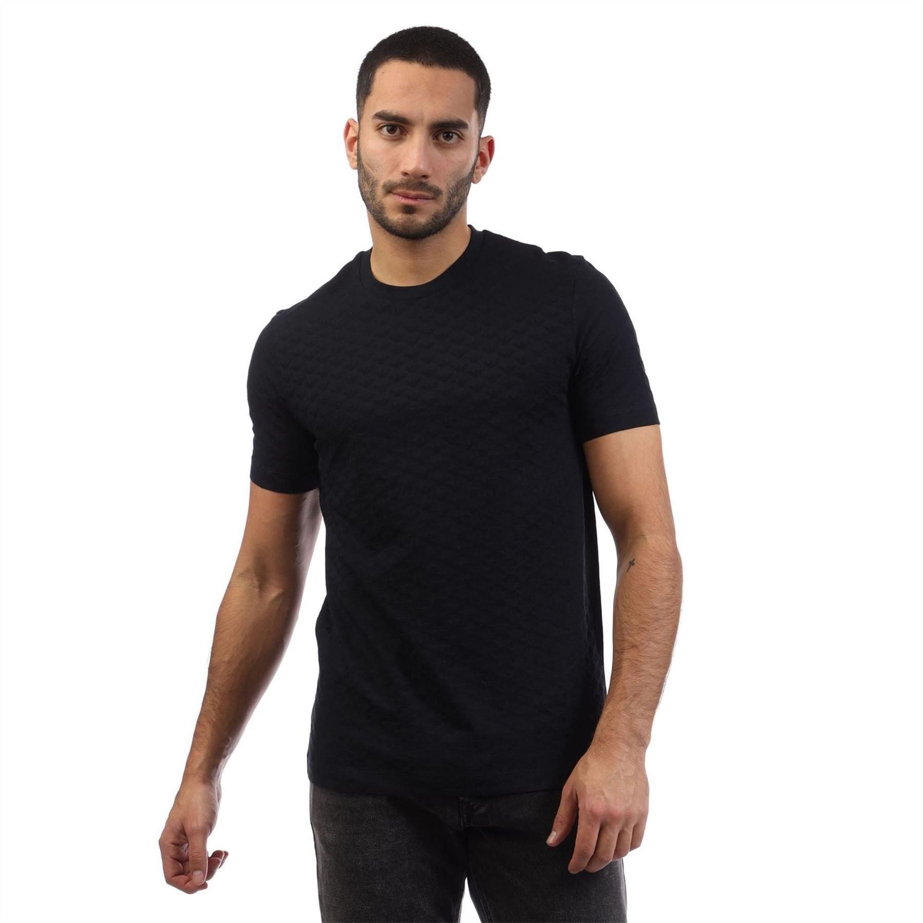 Emporio Armani Over Jacquard Eagle T-Shirt