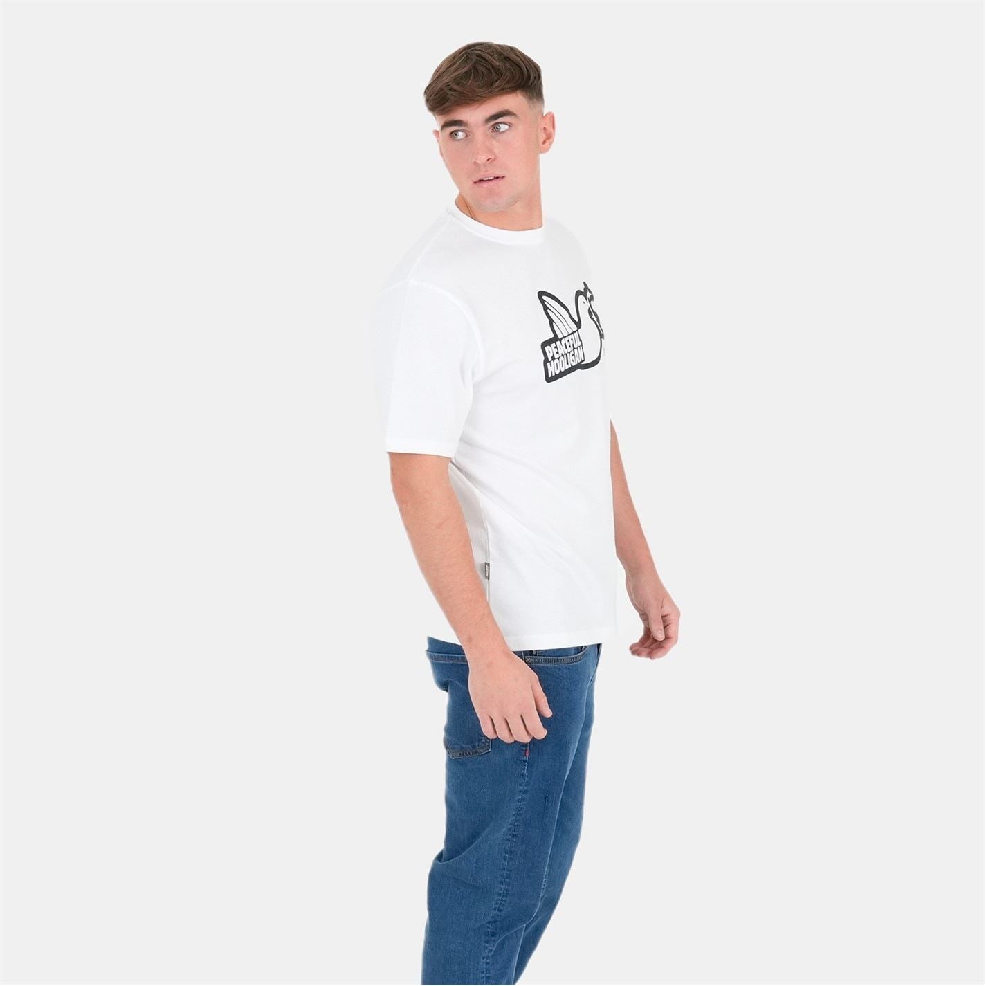 Peaceful Hooligan Outline Tee