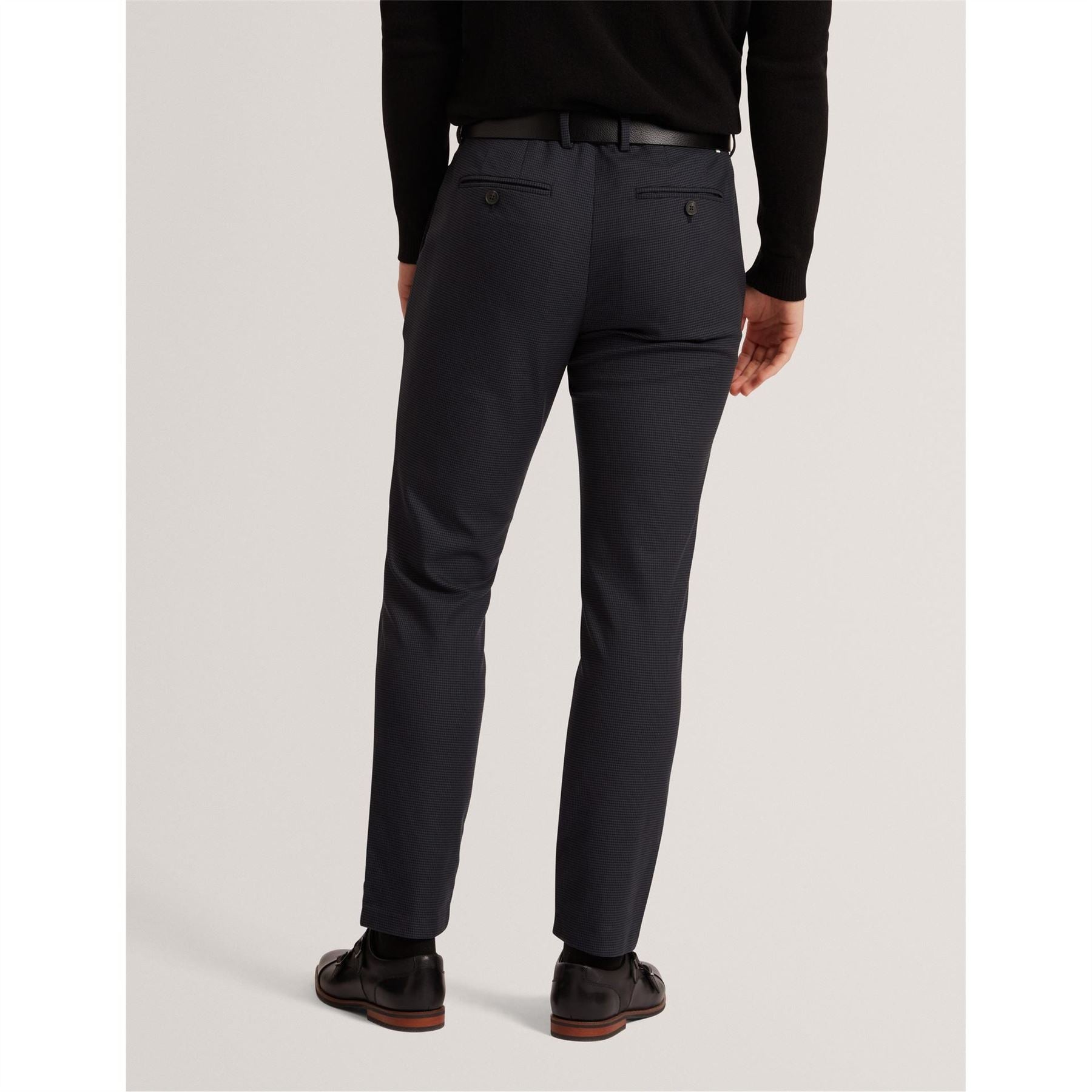 Ted Baker Houndstooth Slim Fit Trousers