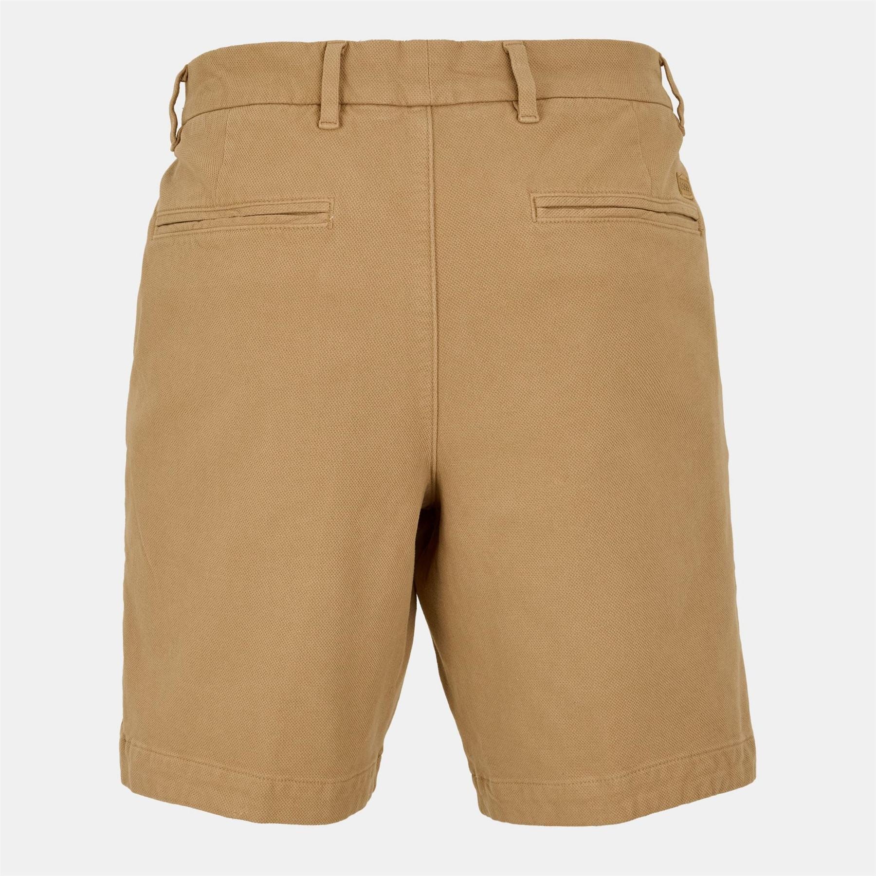 Boss Solid Patterned Slice Chino Shorts