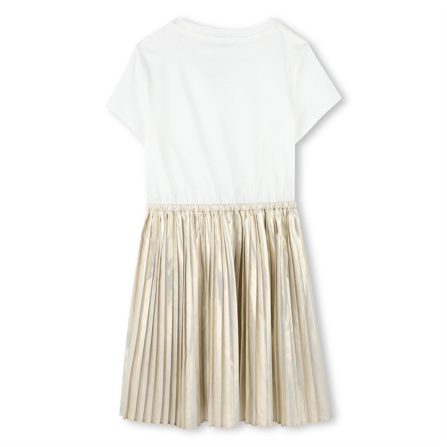 Michael Kors Embellished Pleated Shift Dress