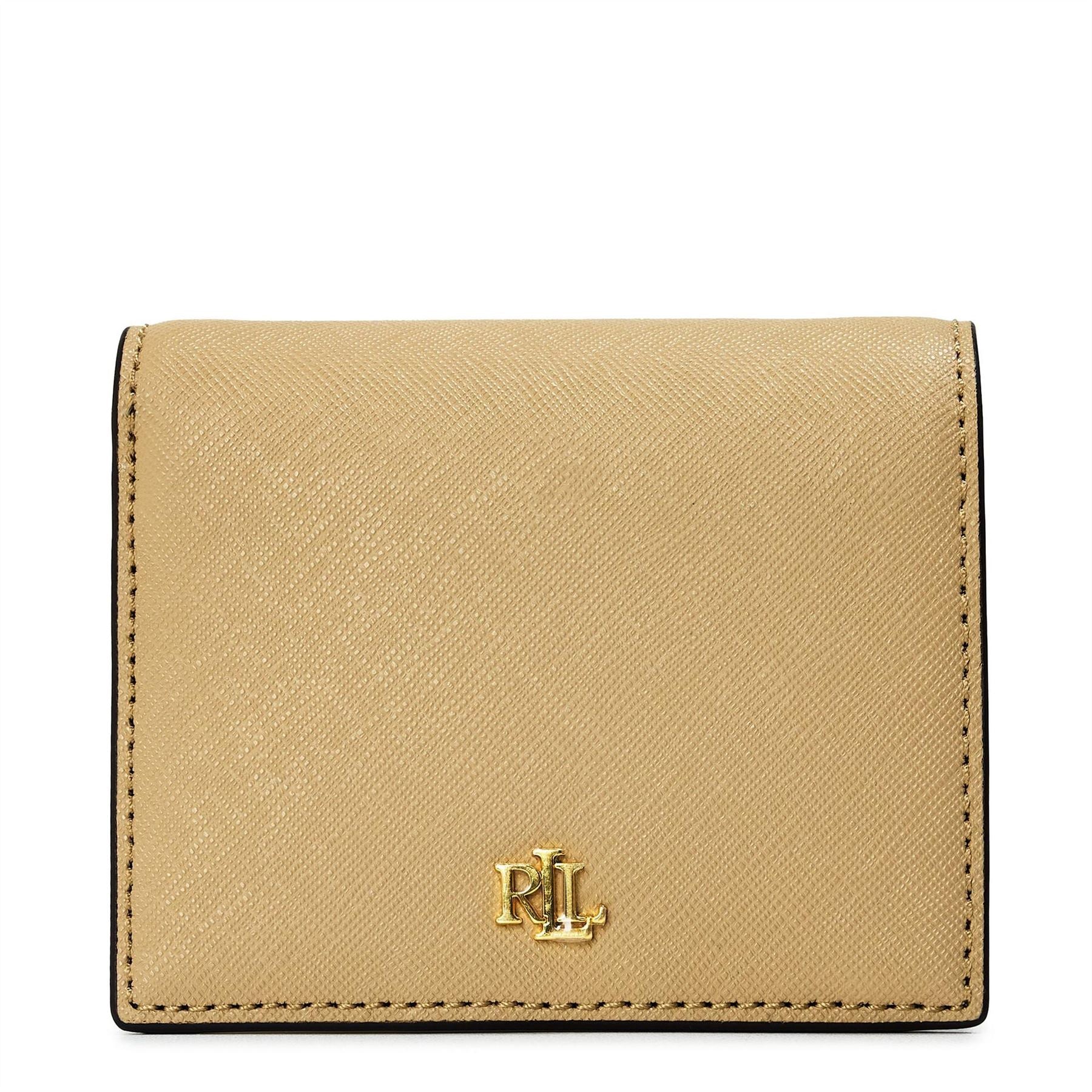 Lauren by Ralph Lauren Real Leather Compact Trifold Wallet