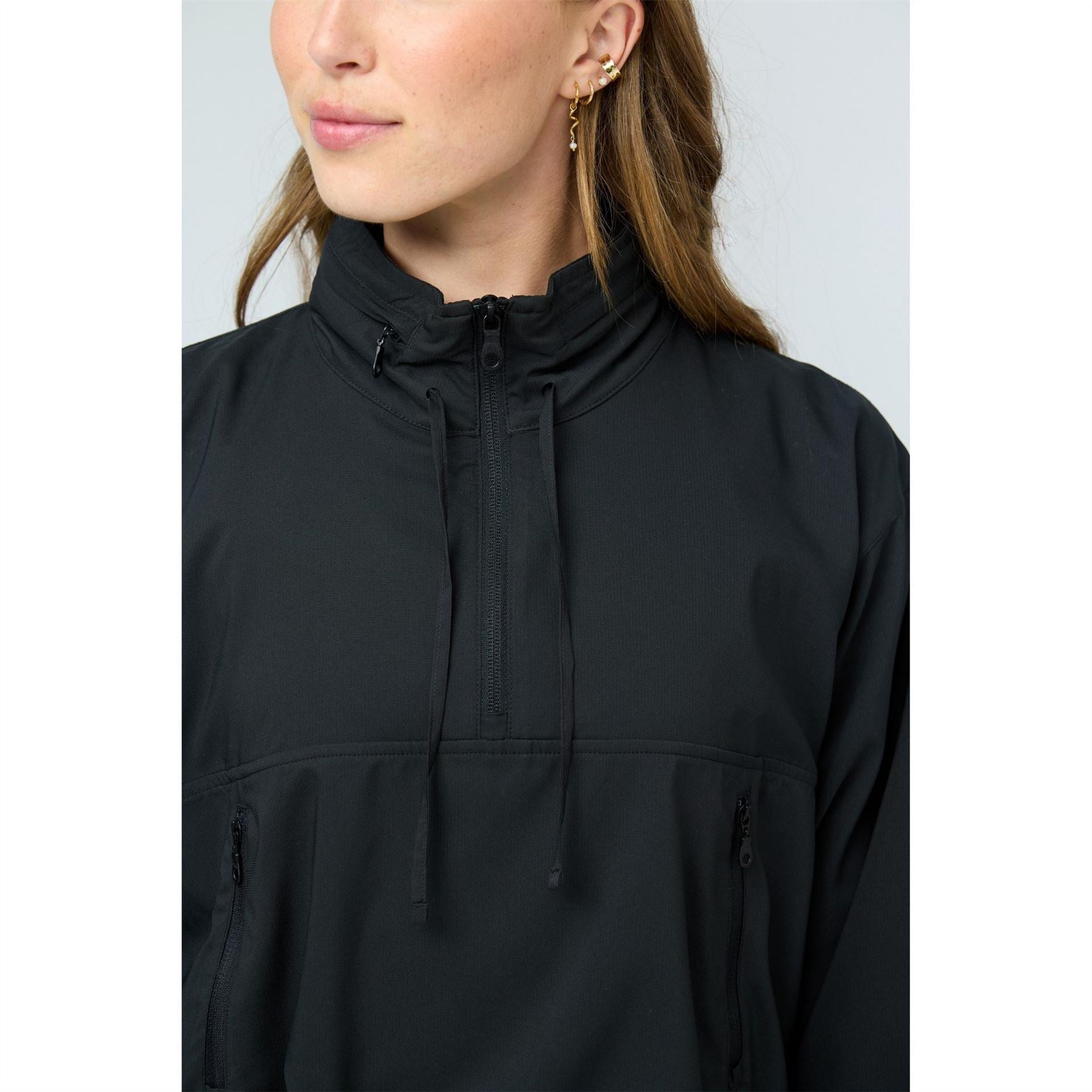 Girlfriend Collective Half Zip Windbreaker