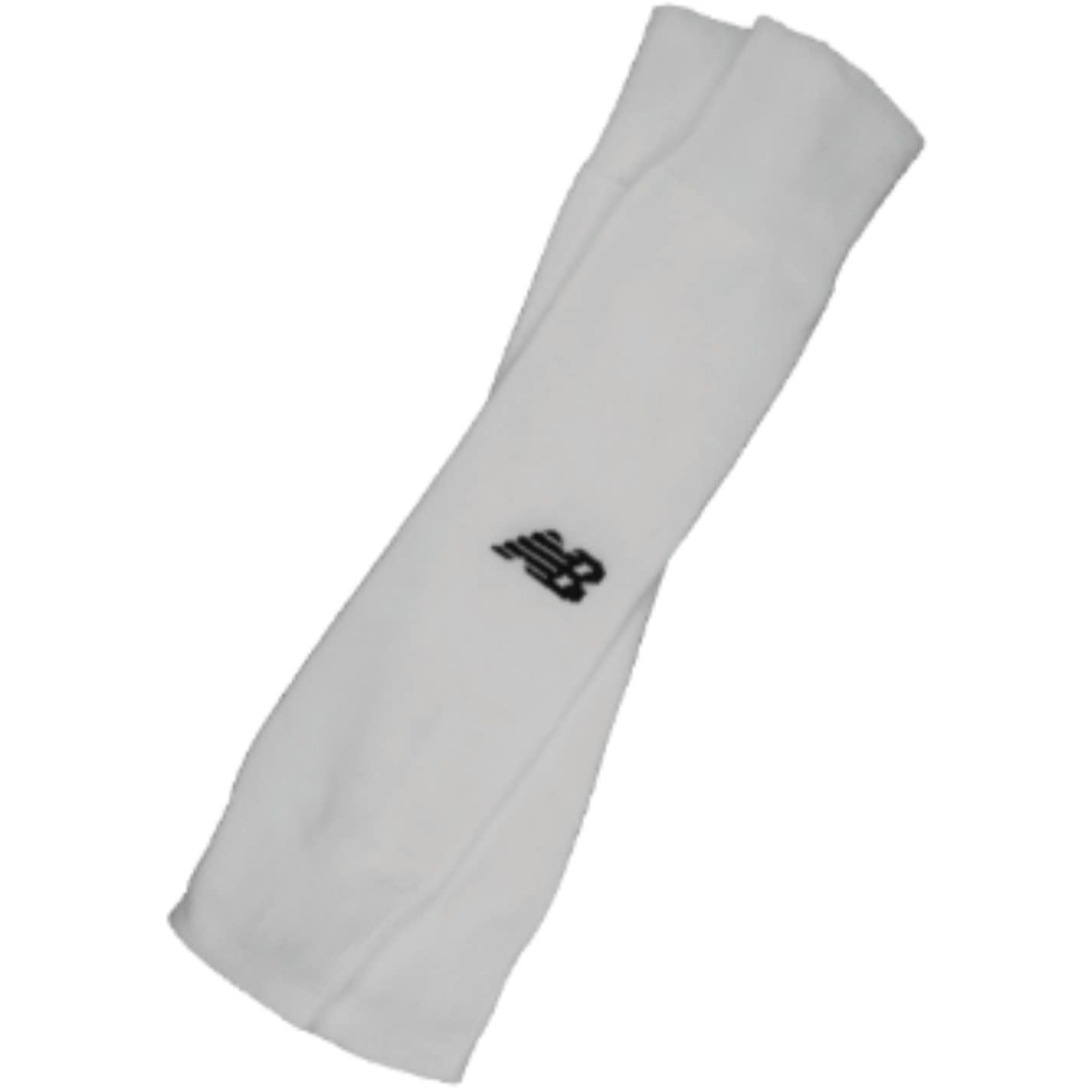 New Balance Solid Patterned Footless Socks with Logo