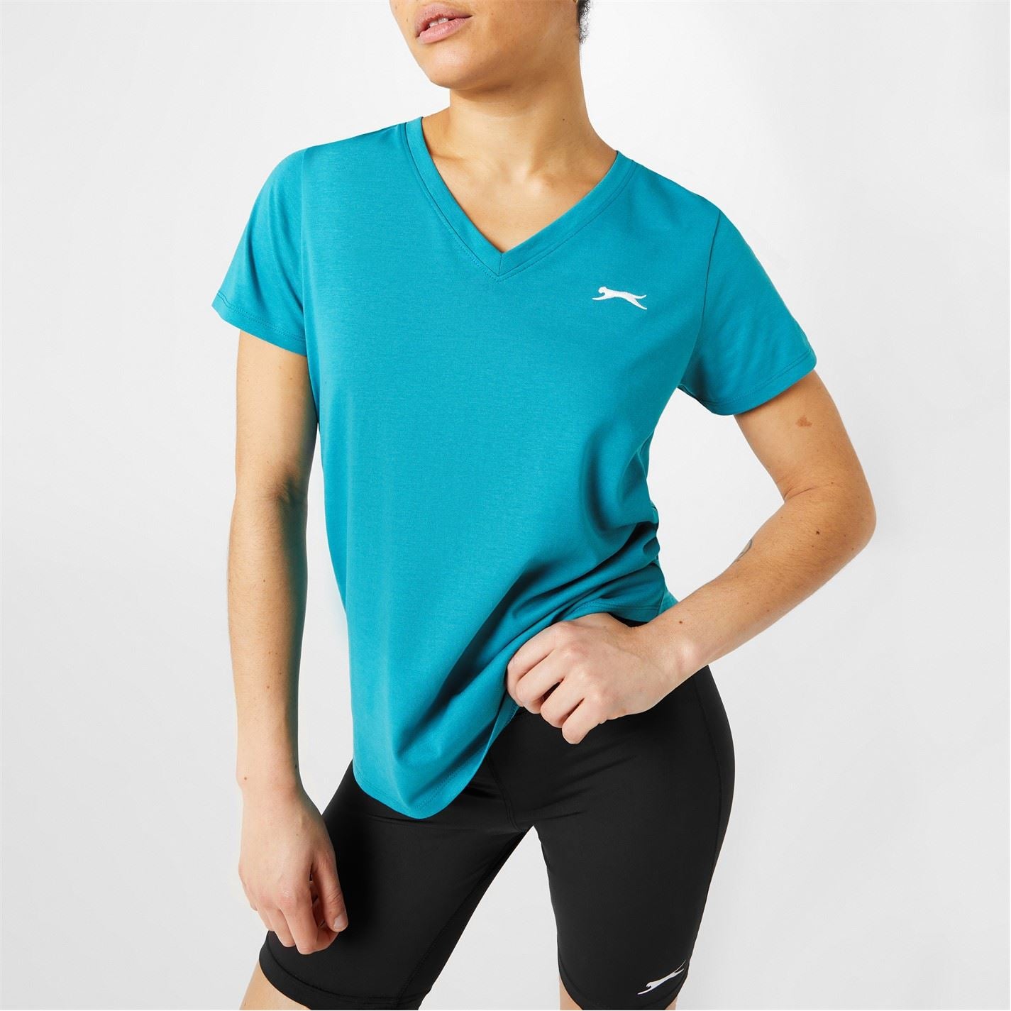 Slazenger Ladies V Neck Tee Shirt