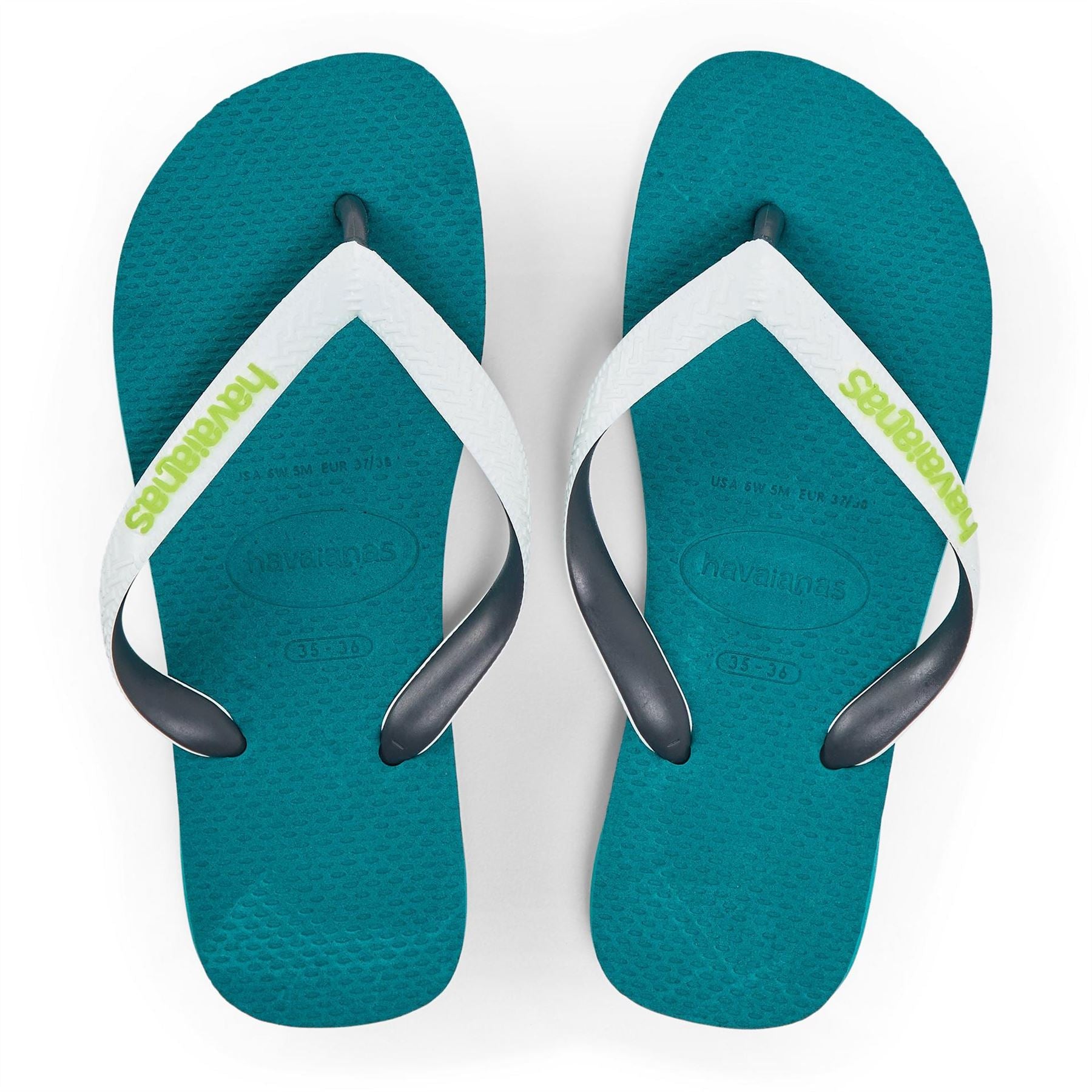 Havaianas Womens Hav. Top Mix Vibe Green 39 40 Flip Flops