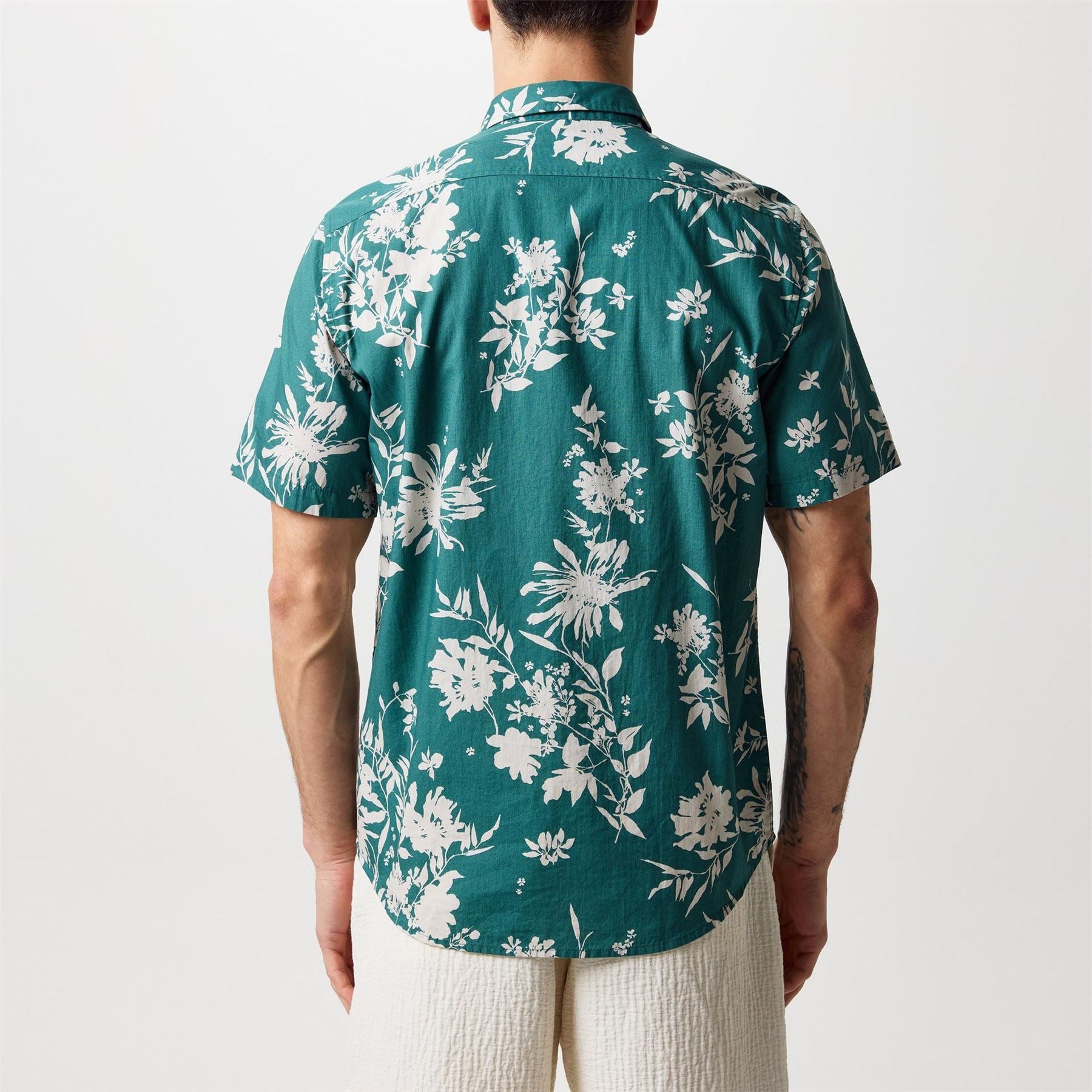 Replay Floral Print Short Sleeve Patterned Shirt