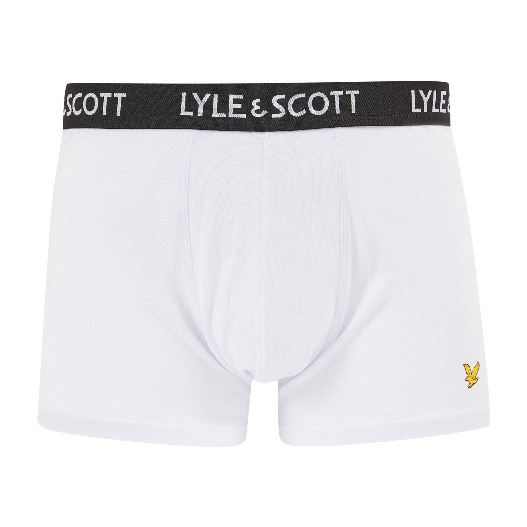 Lyle and Scott 5 Pack Core Plain Design Trunk