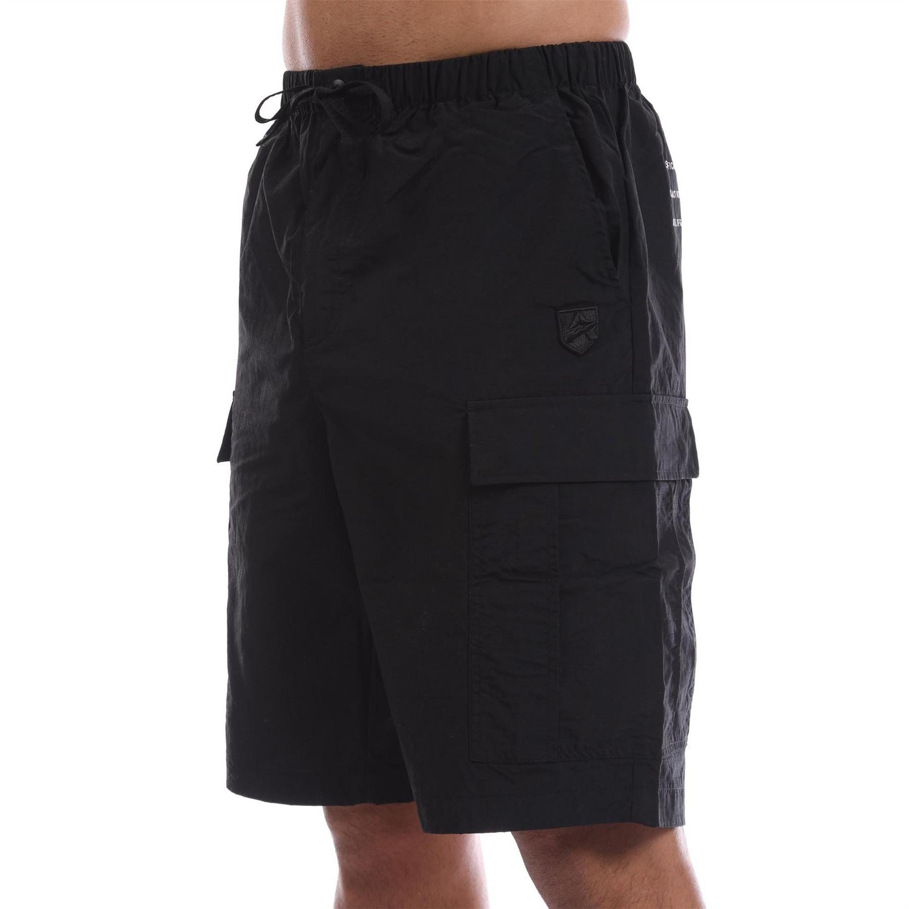 Avirex Lux Cargo Shorts with Elasticated Waistband