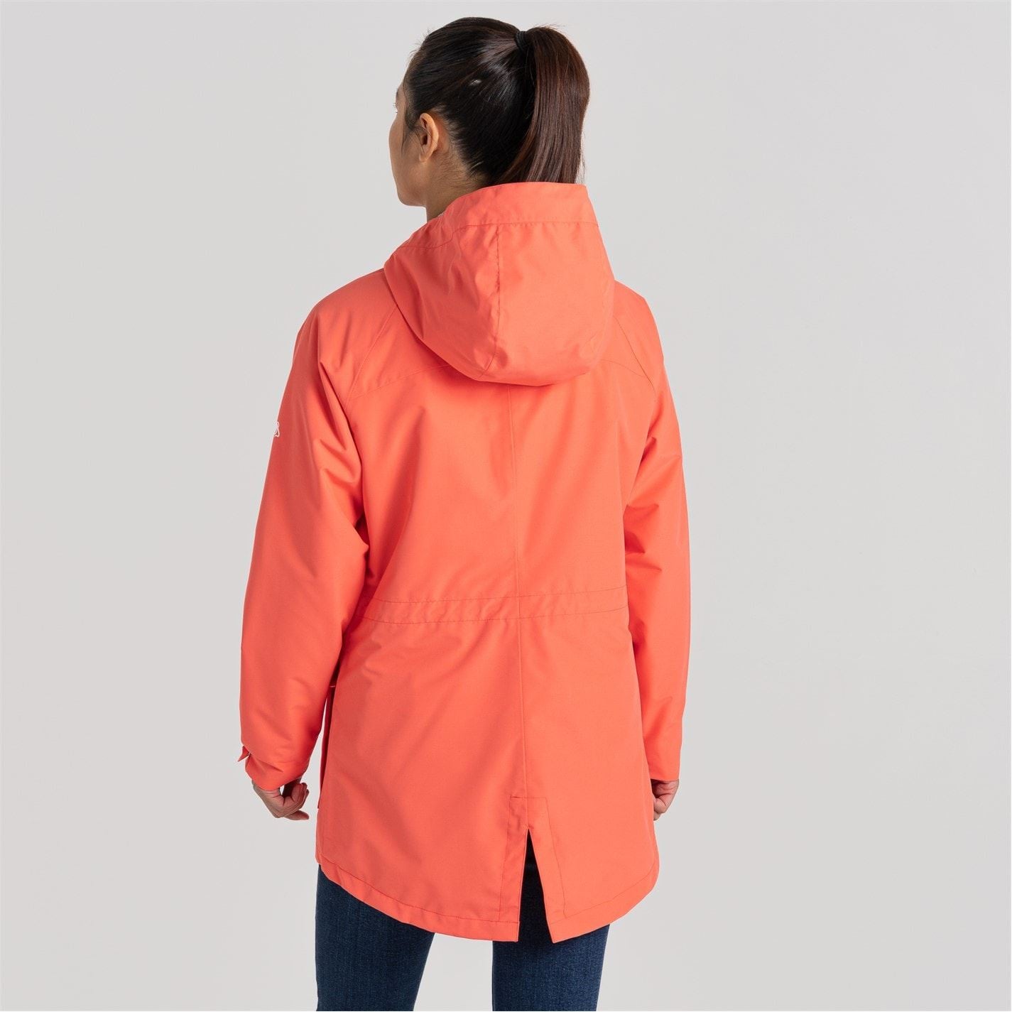 Craghoppers Lilah Hooded Rain Jacket with Elasticated Cuff
