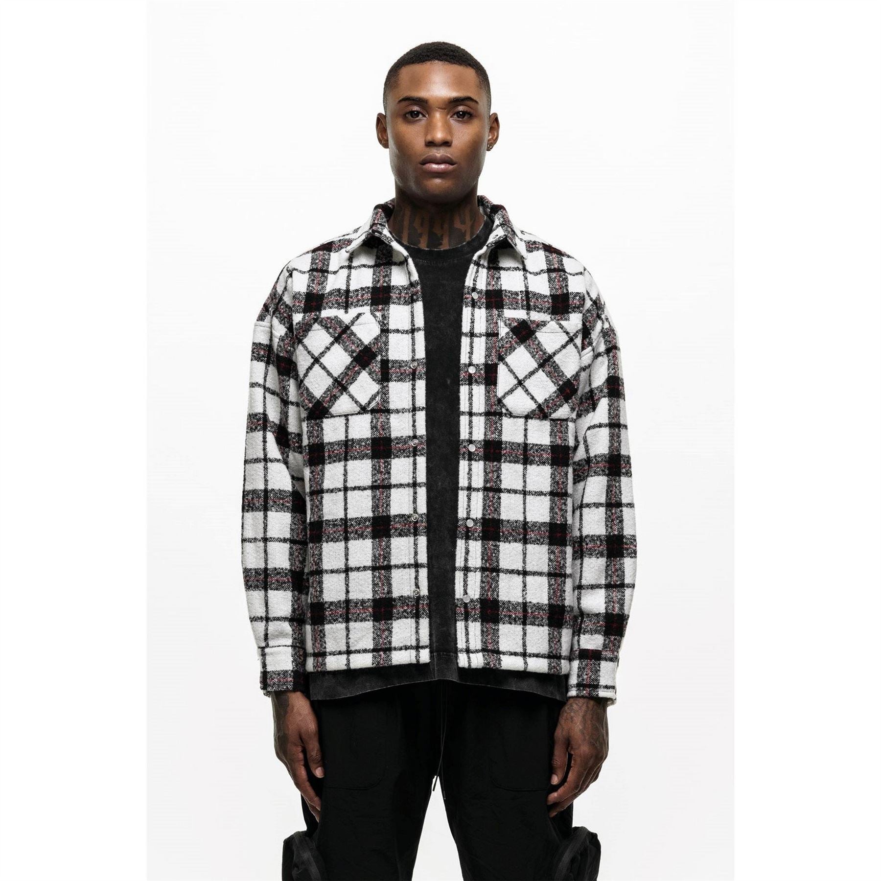 Good For Nothing Check Heavy Overshirt