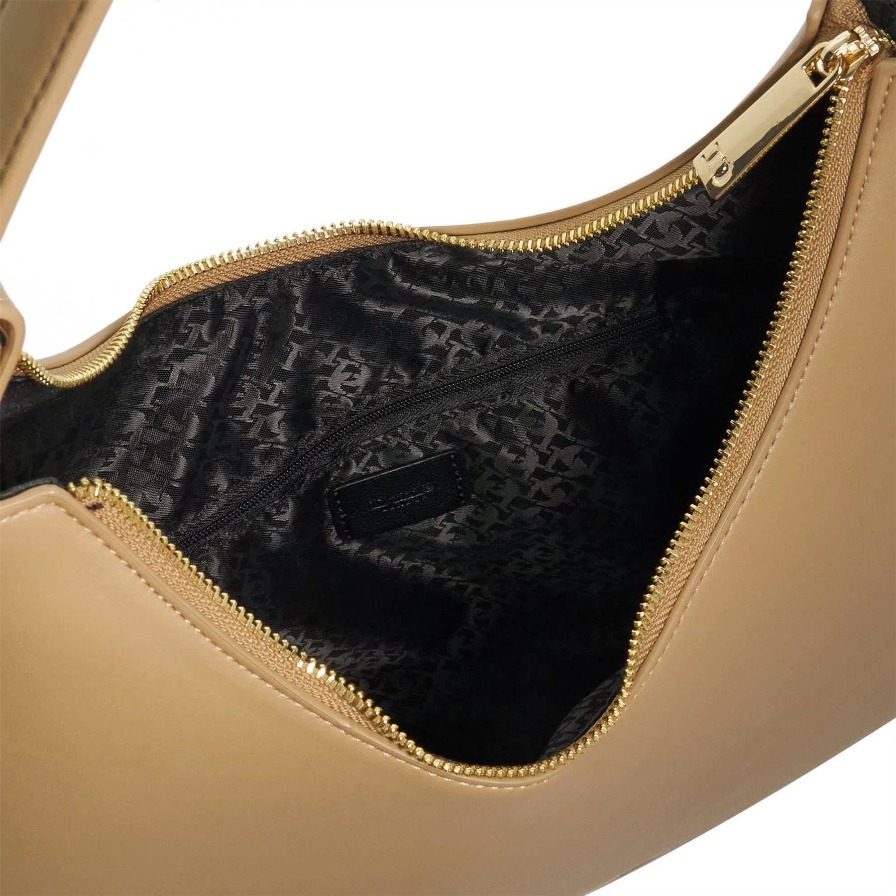 Dune London Daintily Crescent Shape Hobo Bag with Gold Tone Hardware