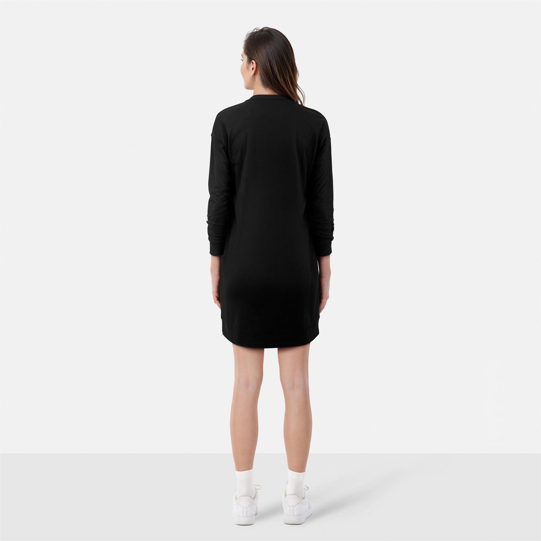 Lyle and Scott Hooded Mini Sweatshirt Dress
