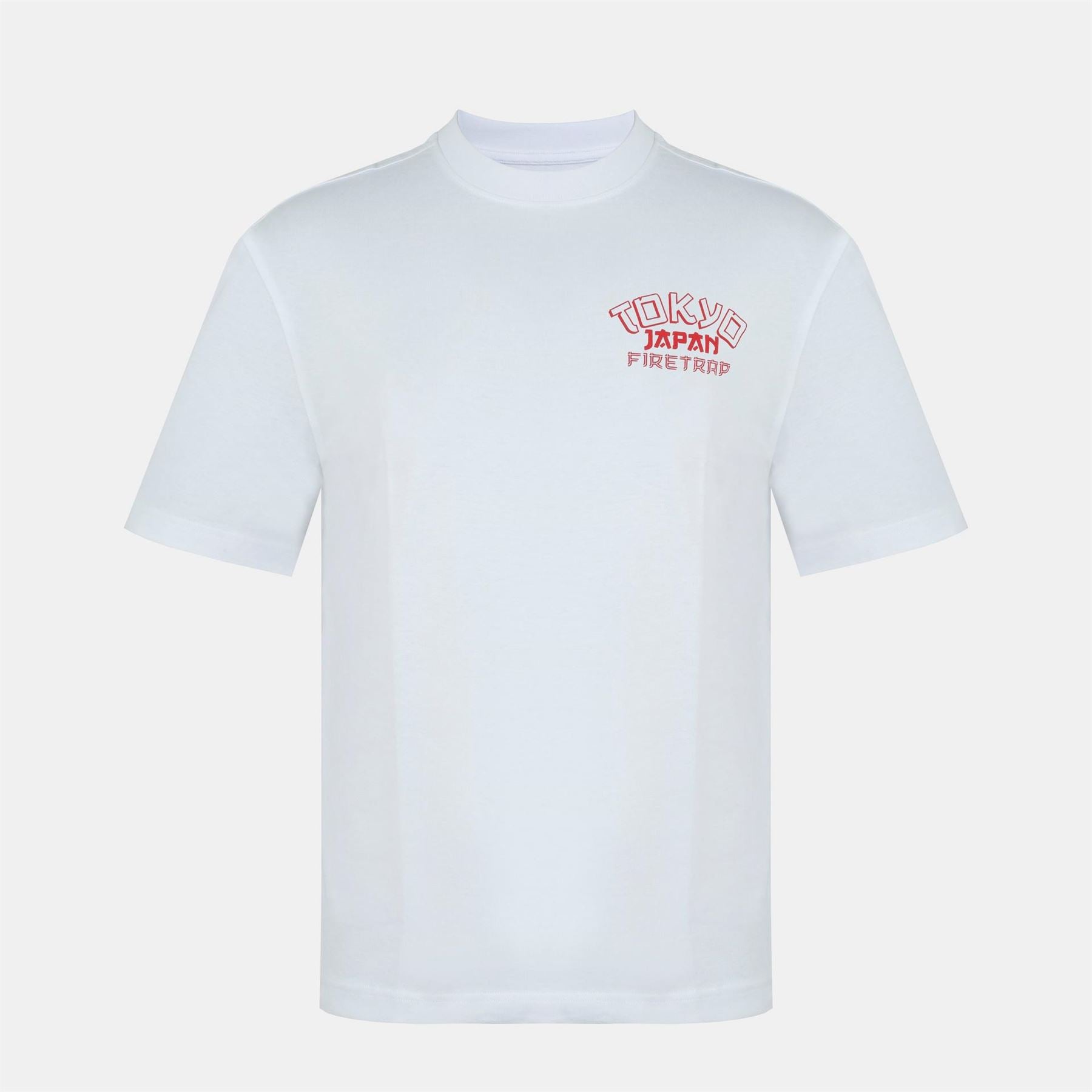 Firetrap Tokyo Oversize Fit Lettering T-Shirt