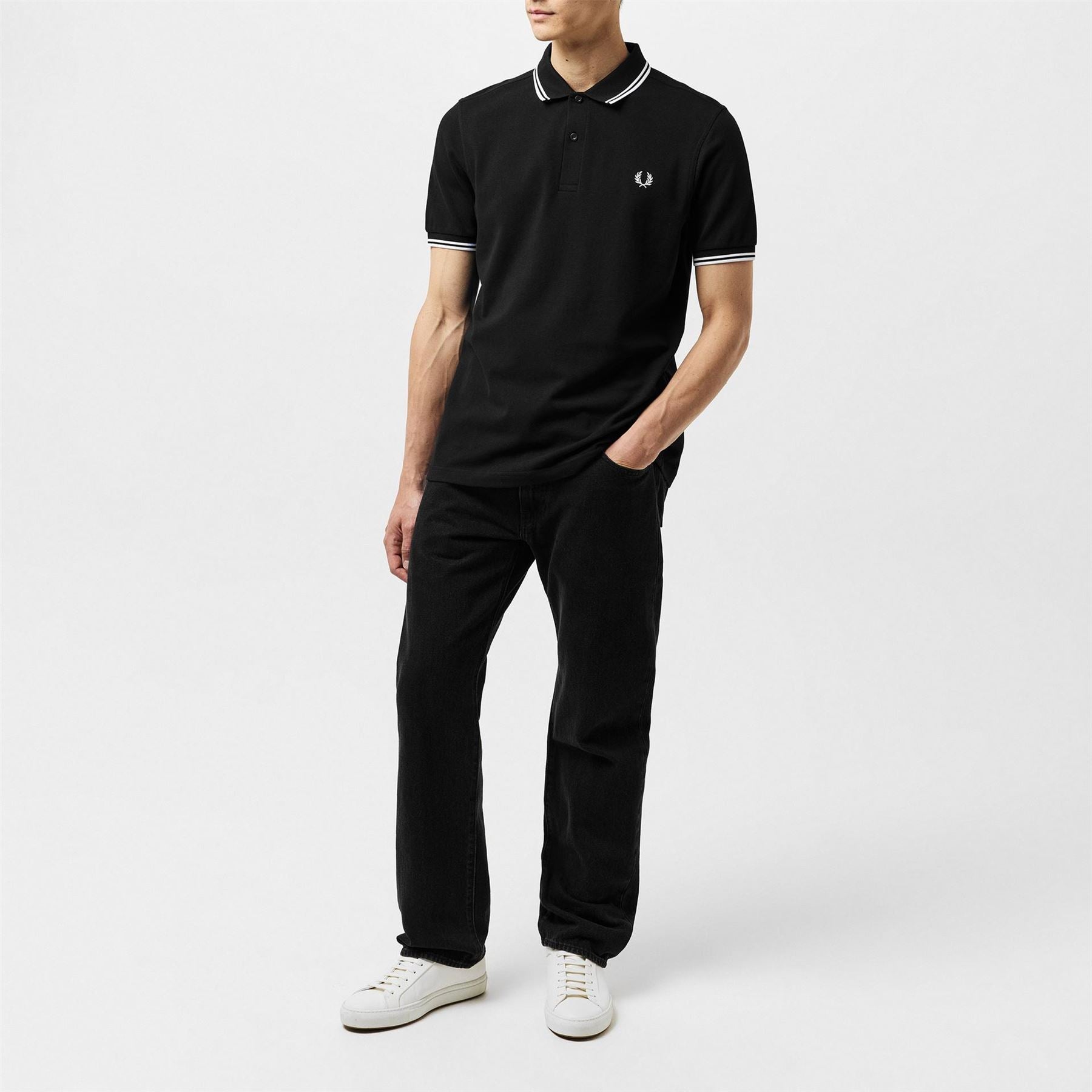 Fred Perry Sleeve Twin Tipped Polo Shirt