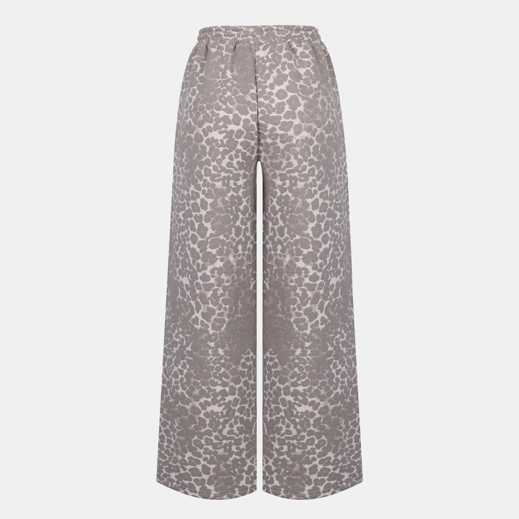 Miso Leopard Patterned Wide Leg Joggers
